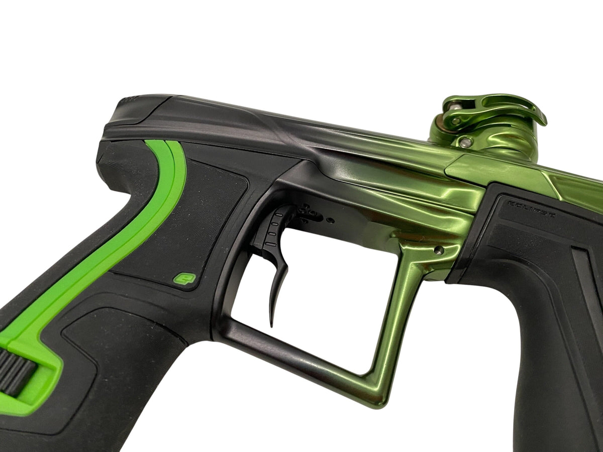 Used Planet Eclipse Geo 4 Black To Green Fade Paintball Gun Paintball Gun from CPXBrosPaintball Buy/Sell/Trade Paintball Markers, New Paintball Guns, Paintball Hoppers, Paintball Masks, and Hormesis Headbands