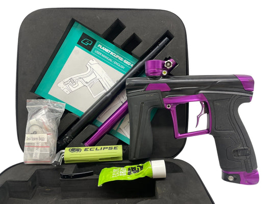Used Planet Eclipse Geo 4 Black/Purple Paintball Gun Paintball Gun from CPXBrosPaintball Buy/Sell/Trade Paintball Markers, New Paintball Guns, Paintball Hoppers, Paintball Masks, and Hormesis Headbands