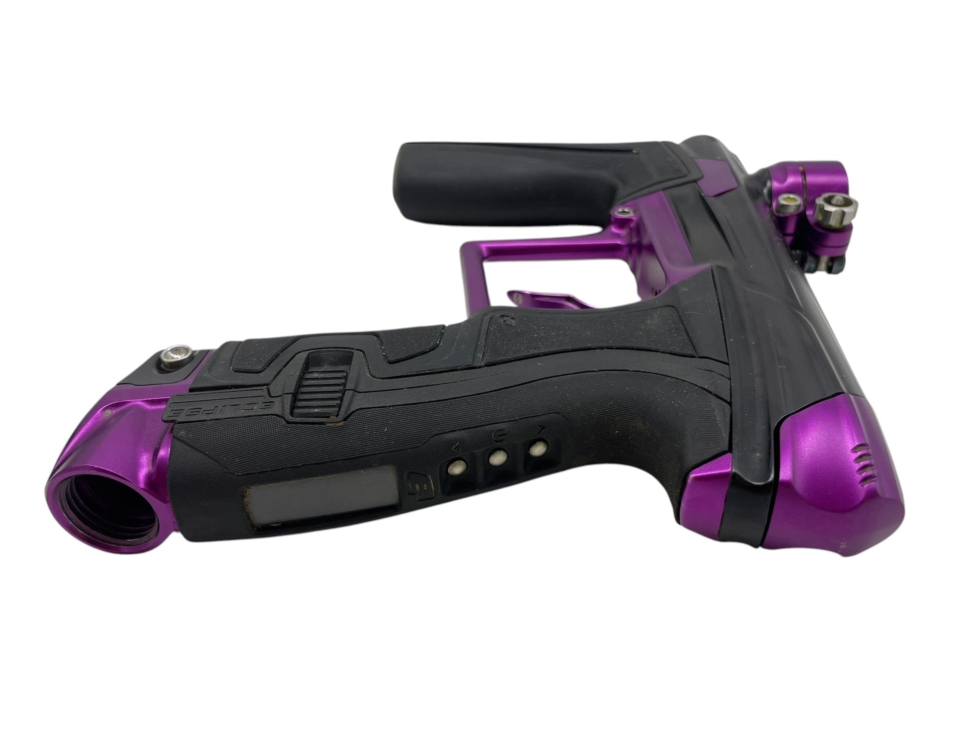 Used Planet Eclipse Geo 4 Black/Purple Paintball Gun Paintball Gun from CPXBrosPaintball Buy/Sell/Trade Paintball Markers, New Paintball Guns, Paintball Hoppers, Paintball Masks, and Hormesis Headbands