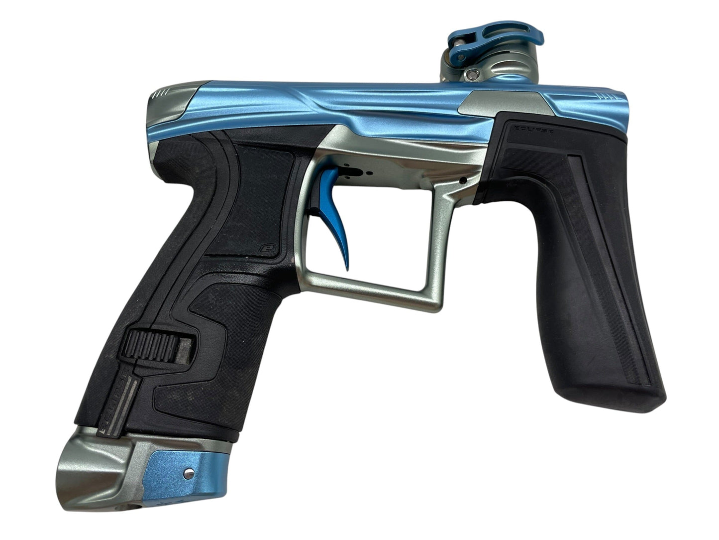 Used Planet Eclipse Geo 4 Electric Blue/Grey Paintball Gun Paintball Gun from CPXBrosPaintball Buy/Sell/Trade Paintball Markers, New Paintball Guns, Paintball Hoppers, Paintball Masks, and Hormesis Headbands