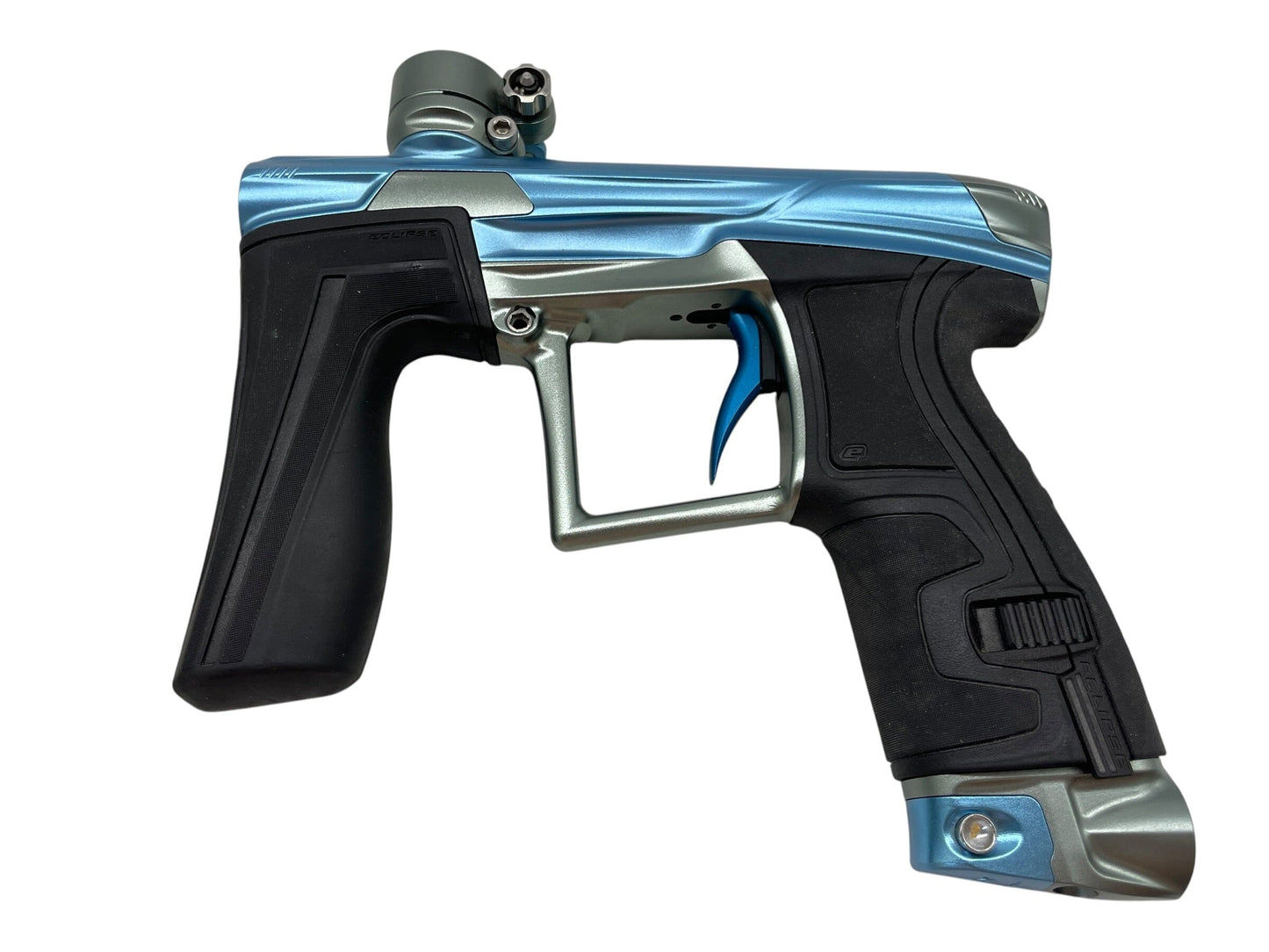 Used Planet Eclipse Geo 4 Electric Blue/Grey Paintball Gun Paintball Gun from CPXBrosPaintball Buy/Sell/Trade Paintball Markers, New Paintball Guns, Paintball Hoppers, Paintball Masks, and Hormesis Headbands