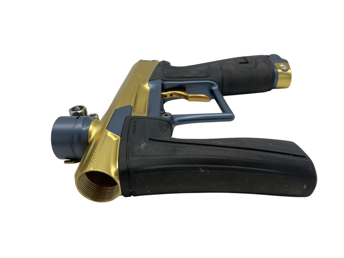 Used Planet Eclipse Geo 4 Gold/Navy Paintball Gun Paintball Gun from CPXBrosPaintball Buy/Sell/Trade Paintball Markers, New Paintball Guns, Paintball Hoppers, Paintball Masks, and Hormesis Headbands