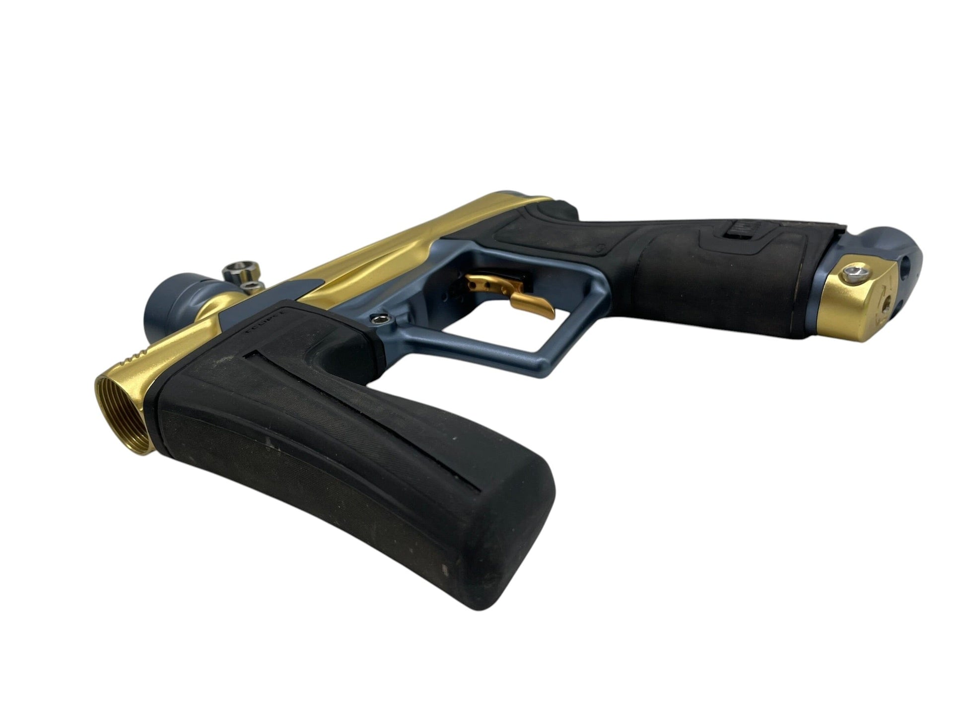 Used Planet Eclipse Geo 4 Gold/Navy Paintball Gun Paintball Gun from CPXBrosPaintball Buy/Sell/Trade Paintball Markers, New Paintball Guns, Paintball Hoppers, Paintball Masks, and Hormesis Headbands