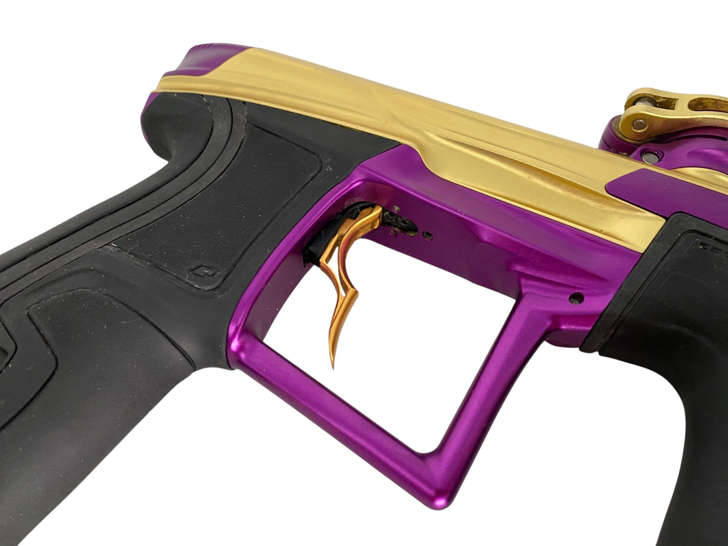 Used Planet Eclipse Geo 4 Gold/Purple Paintball Gun Paintball Gun from CPXBrosPaintball Buy/Sell/Trade Paintball Markers, New Paintball Guns, Paintball Hoppers, Paintball Masks, and Hormesis Headbands
