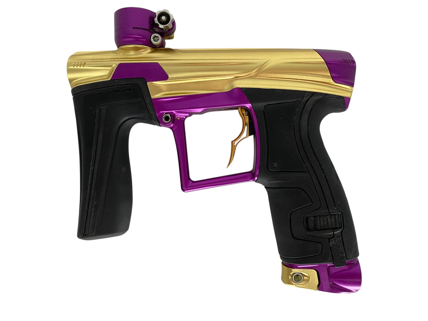 Used Planet Eclipse Geo 4 Gold/Purple Paintball Gun Paintball Gun from CPXBrosPaintball Buy/Sell/Trade Paintball Markers, New Paintball Guns, Paintball Hoppers, Paintball Masks, and Hormesis Headbands