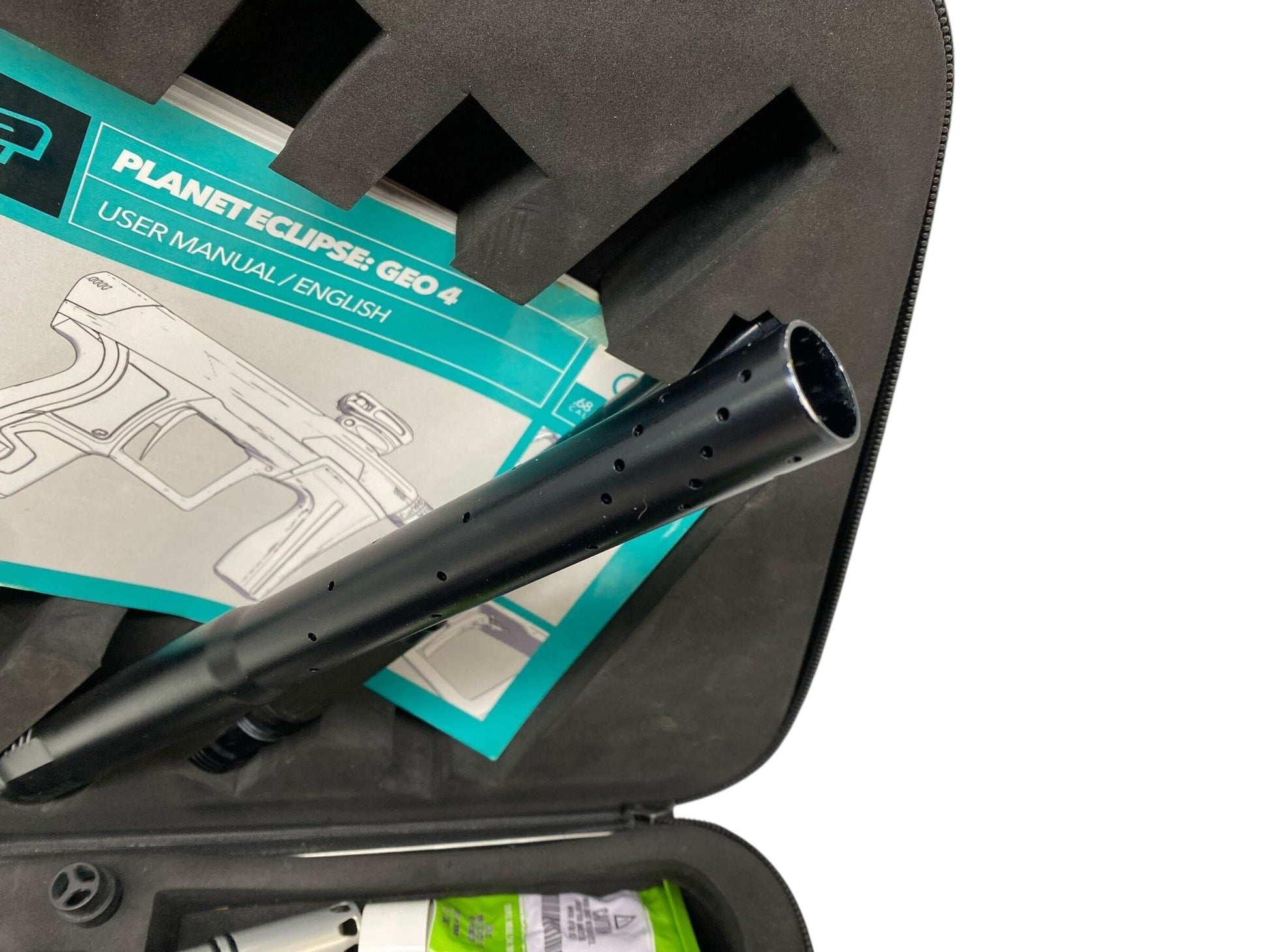 Used Planet Eclipse Geo 4 Paintball Gun Black Paintball Gun from CPXBrosPaintball Buy/Sell/Trade Paintball Markers, New Paintball Guns, Paintball Hoppers, Paintball Masks, and Hormesis Headbands