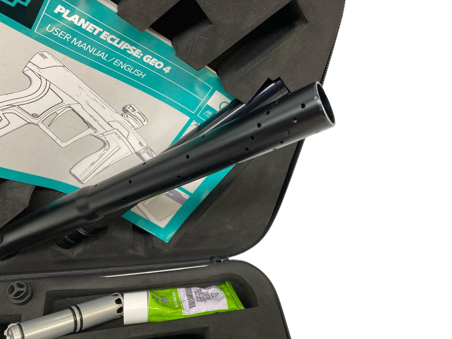 Used Planet Eclipse Geo 4 Paintball Gun Black Paintball Gun from CPXBrosPaintball Buy/Sell/Trade Paintball Markers, New Paintball Guns, Paintball Hoppers, Paintball Masks, and Hormesis Headbands