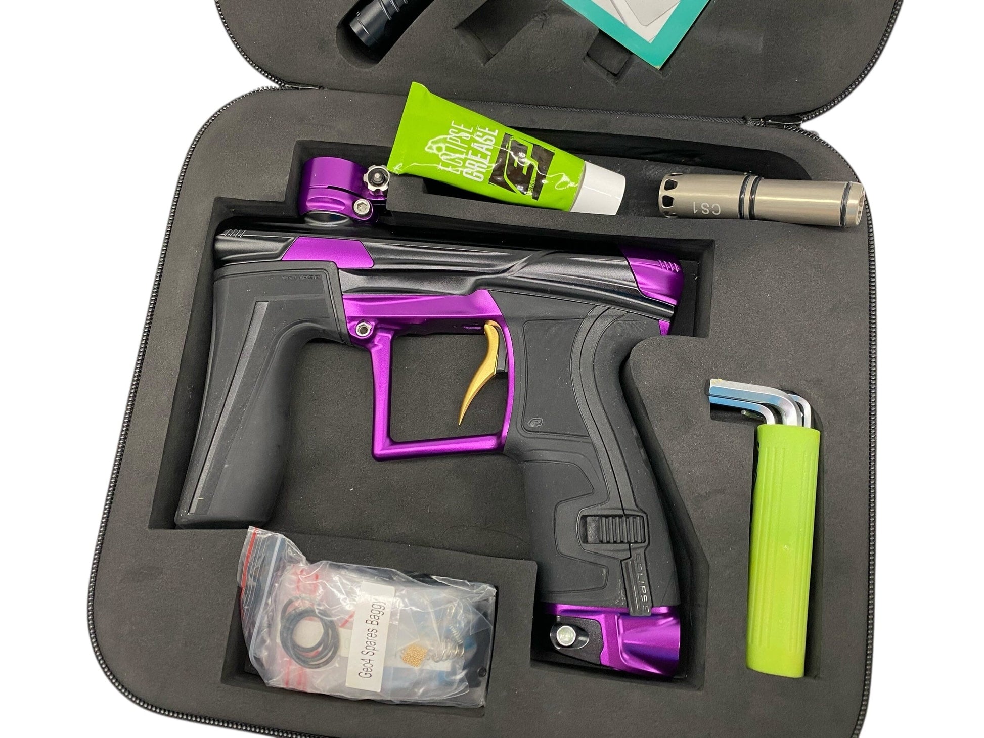 Used Planet Eclipse Geo 4 Paintball Gun Black/Purple Paintball Gun from CPXBrosPaintball Buy/Sell/Trade Paintball Markers, New Paintball Guns, Paintball Hoppers, Paintball Masks, and Hormesis Headbands