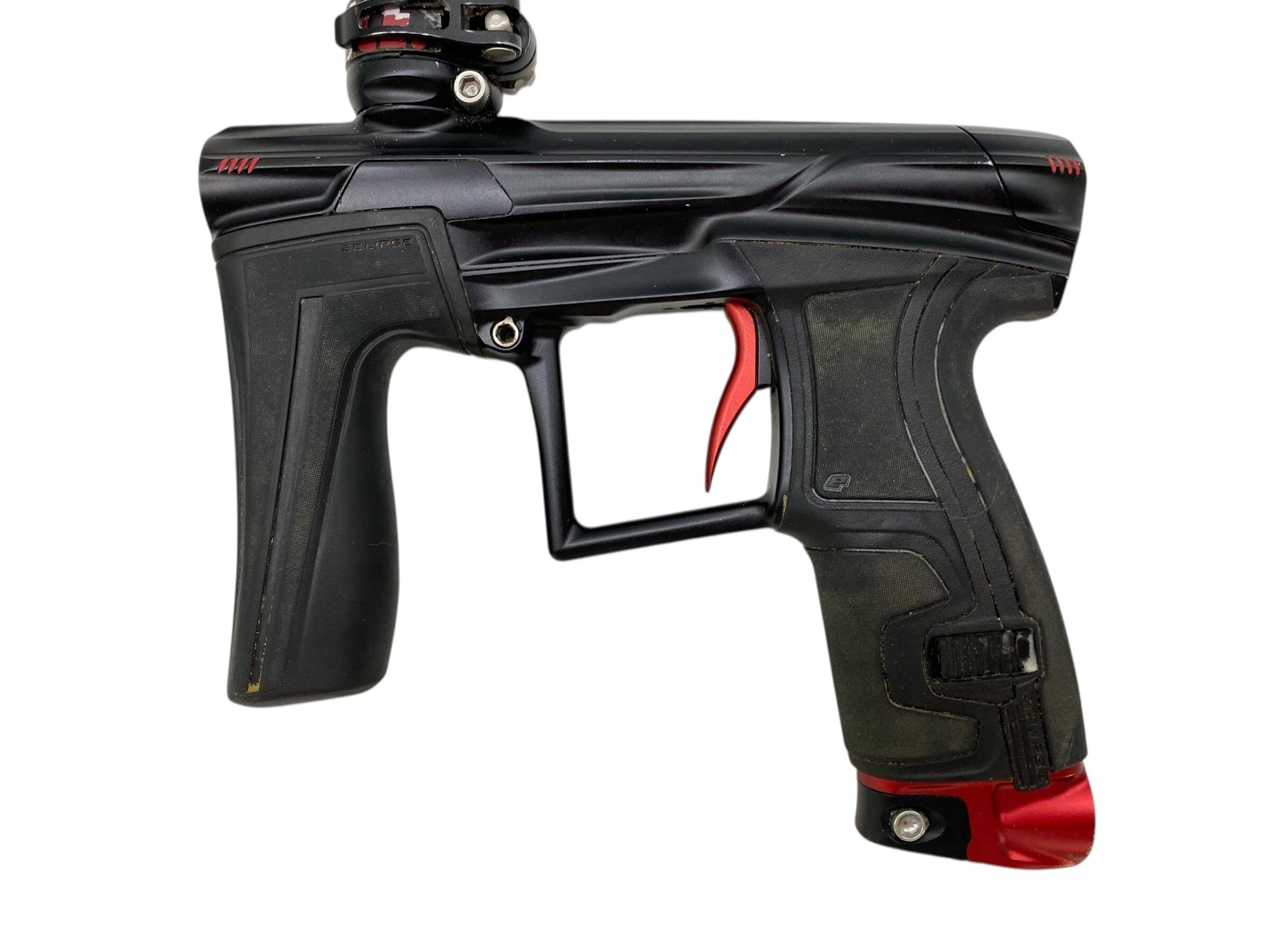 Used Planet Eclipse Geo 4 Paintball Gun Black/Red Paintball Gun from CPXBrosPaintball Buy/Sell/Trade Paintball Markers, New Paintball Guns, Paintball Hoppers, Paintball Masks, and Hormesis Headbands