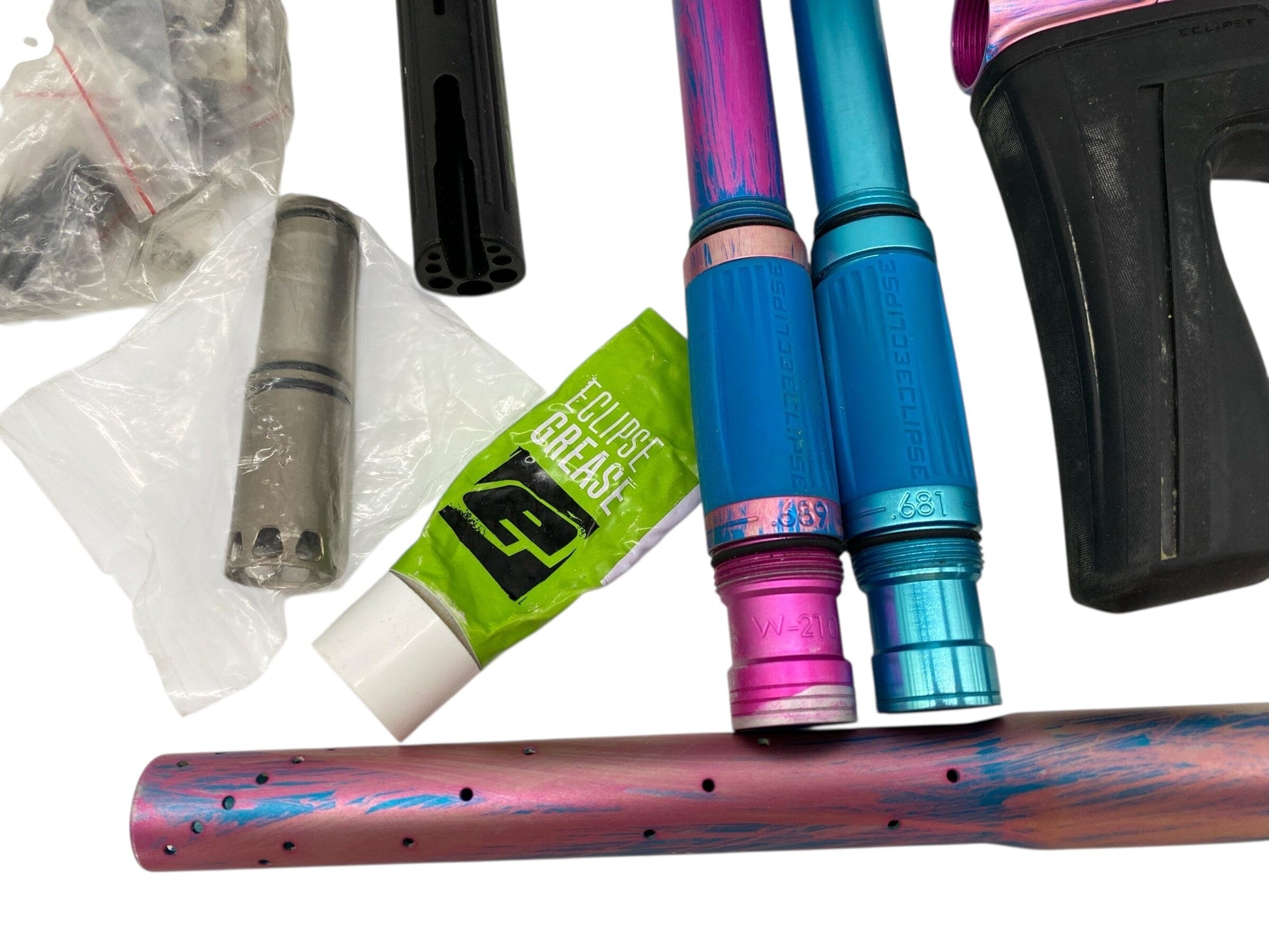 Used Planet Eclipse Geo 4 Paintball Gun Cotton Candy Paintball Gun from CPXBrosPaintball Buy/Sell/Trade Paintball Markers, New Paintball Guns, Paintball Hoppers, Paintball Masks, and Hormesis Headbands