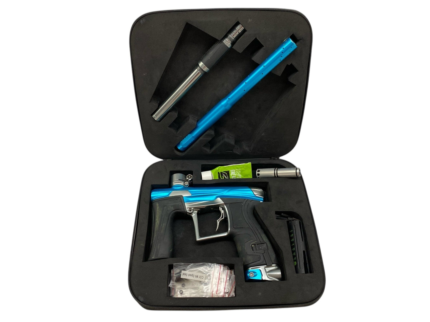 Used Planet Eclipse Geo 4 Paintball Gun Teal/Grey Paintball Gun from CPXBrosPaintball Buy/Sell/Trade Paintball Markers, New Paintball Guns, Paintball Hoppers, Paintball Masks, and Hormesis Headbands