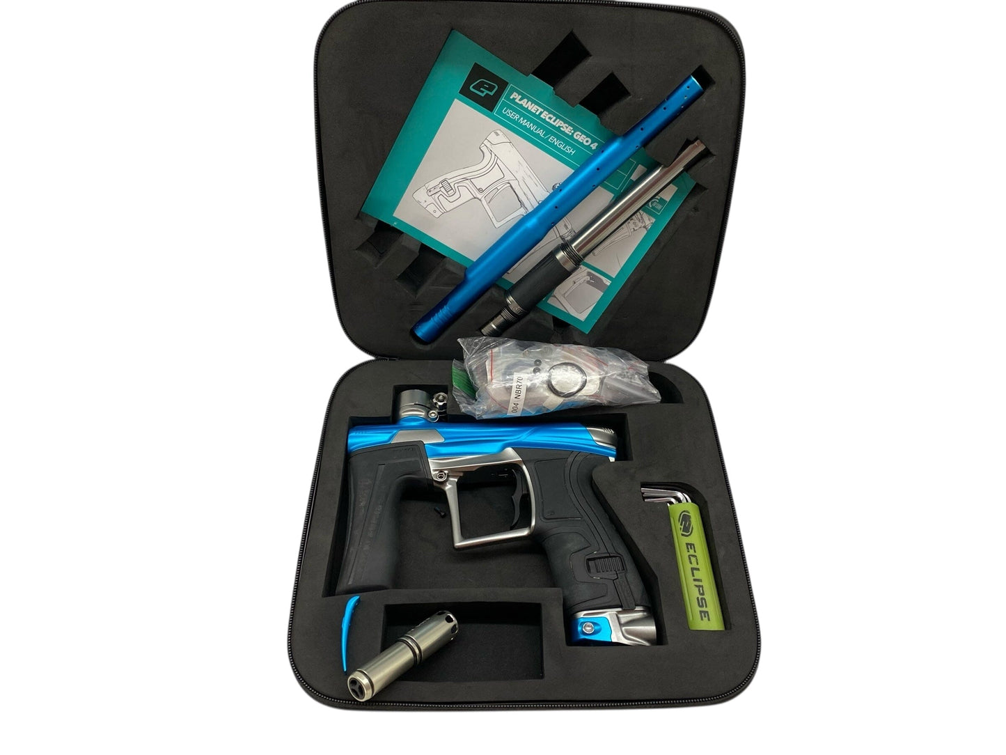 Used Planet Eclipse Geo 4 Paintball Gun Teal/Grey Paintball Gun from CPXBrosPaintball Buy/Sell/Trade Paintball Markers, New Paintball Guns, Paintball Hoppers, Paintball Masks, and Hormesis Headbands