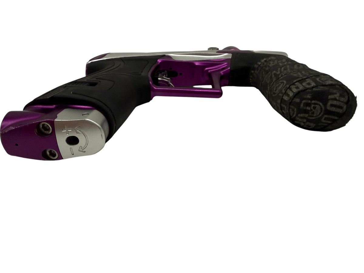 Used Planet Eclipse Geo 4 Silver/Purple Paintball Gun Paintball Gun from CPXBrosPaintball Buy/Sell/Trade Paintball Markers, New Paintball Guns, Paintball Hoppers, Paintball Masks, and Hormesis Headbands