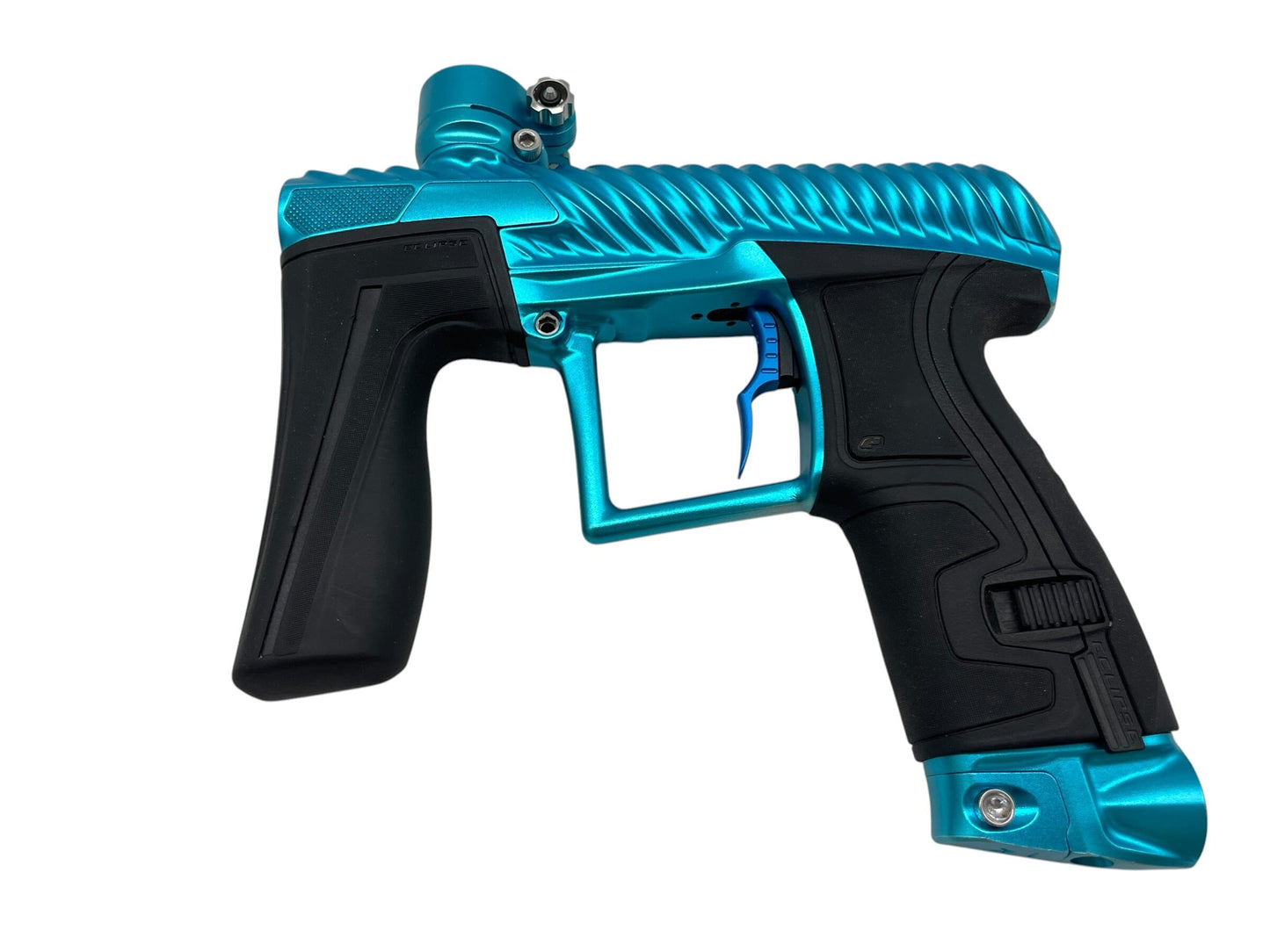 Used Planet Eclipse Geo 4 Teal Twister Paintball Gun Paintball Gun from CPXBrosPaintball Buy/Sell/Trade Paintball Markers, New Paintball Guns, Paintball Hoppers, Paintball Masks, and Hormesis Headbands