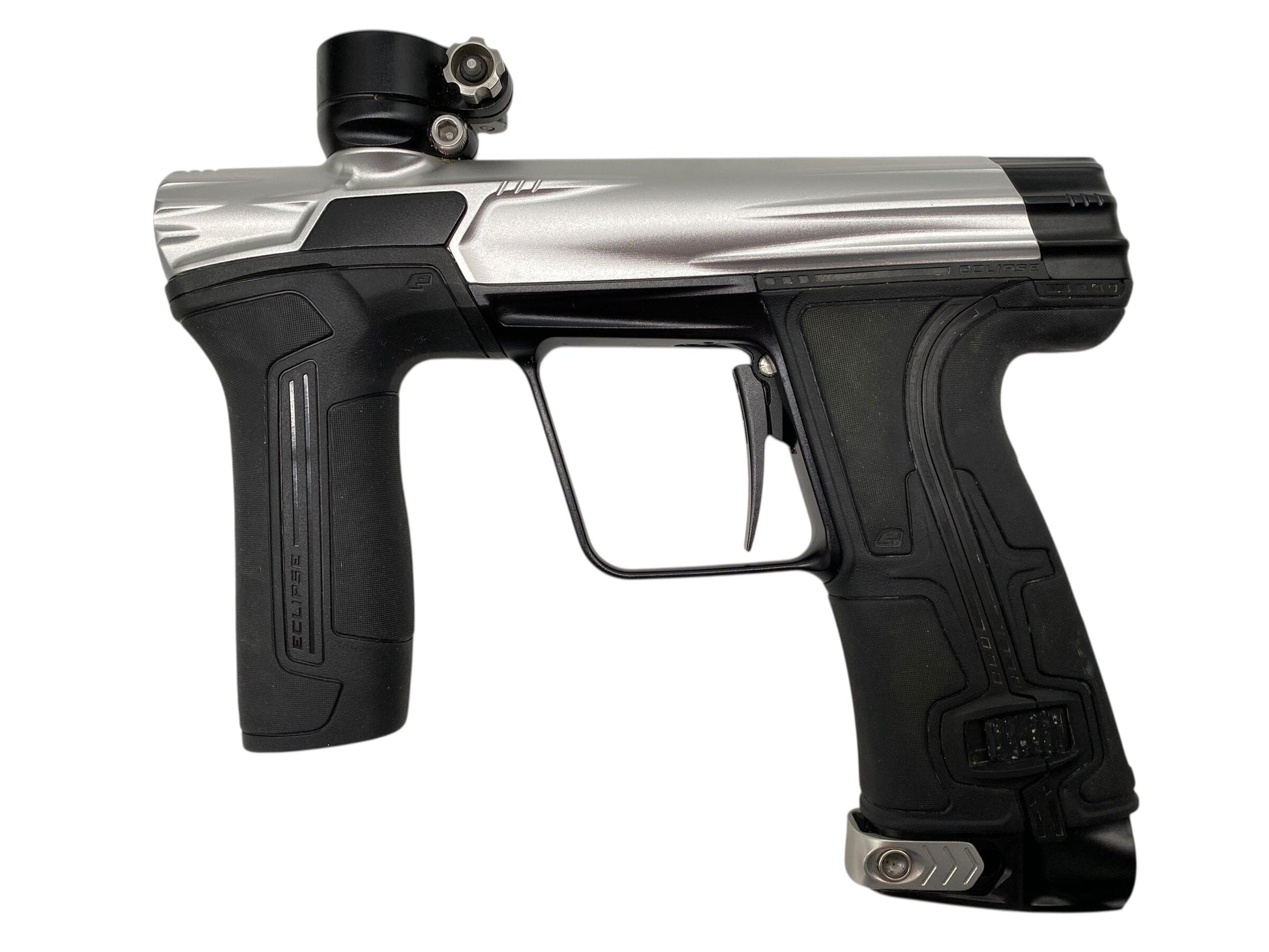Used Planet Eclipse Geo Cs3 Paintball Gun Silver/Black Paintball Gun from CPXBrosPaintball Buy/Sell/Trade Paintball Markers, New Paintball Guns, Paintball Hoppers, Paintball Masks, and Hormesis Headbands
