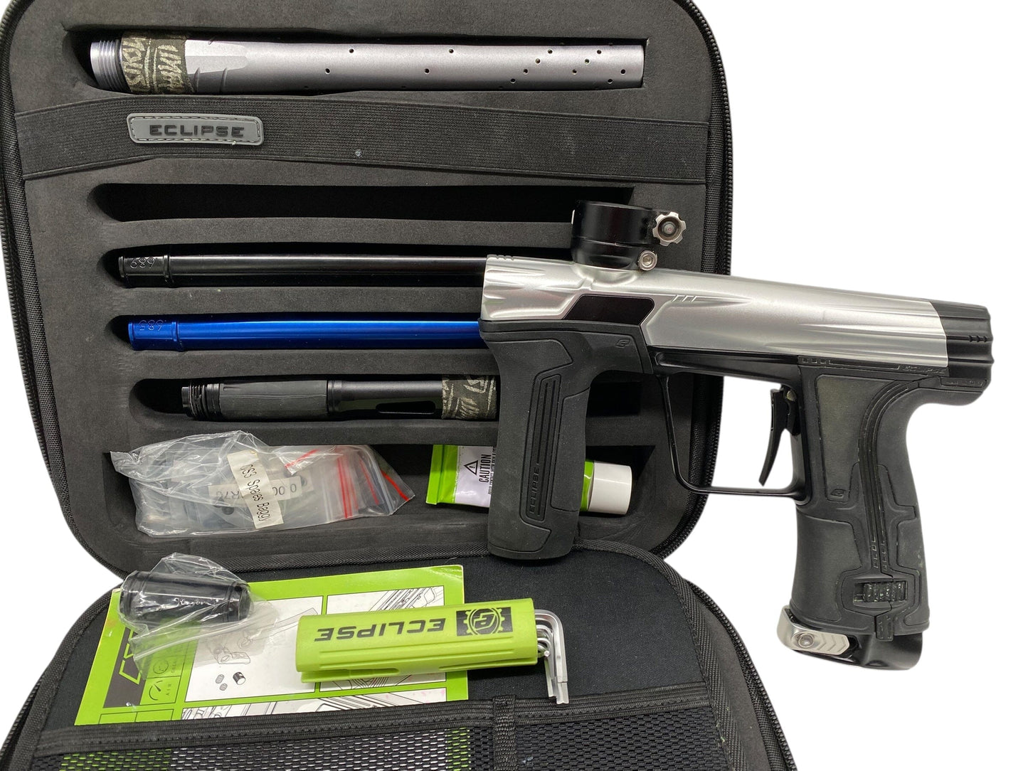 Used Planet Eclipse Geo Cs3 Paintball Gun Silver/Black Paintball Gun from CPXBrosPaintball Buy/Sell/Trade Paintball Markers, New Paintball Guns, Paintball Hoppers, Paintball Masks, and Hormesis Headbands