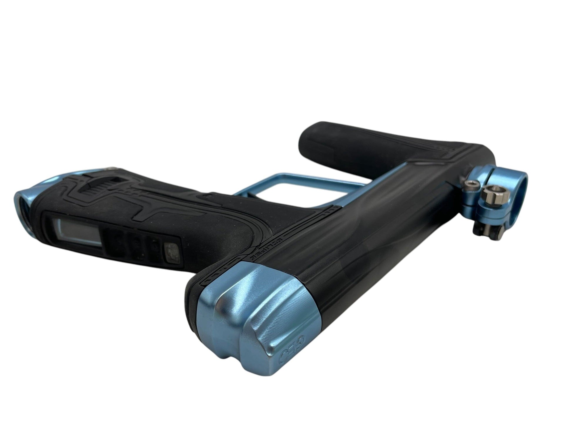 Used Planet Eclipse Geo R5 Black/Electric Blue Paintball Gun Paintball Gun from CPXBrosPaintball Buy/Sell/Trade Paintball Markers, New Paintball Guns, Paintball Hoppers, Paintball Masks, and Hormesis Headbands