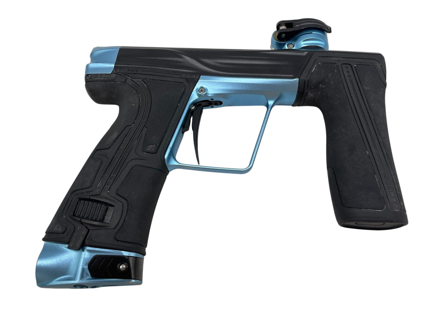Used Planet Eclipse Geo R5 Black/Electric Blue Paintball Gun Paintball Gun from CPXBrosPaintball Buy/Sell/Trade Paintball Markers, New Paintball Guns, Paintball Hoppers, Paintball Masks, and Hormesis Headbands
