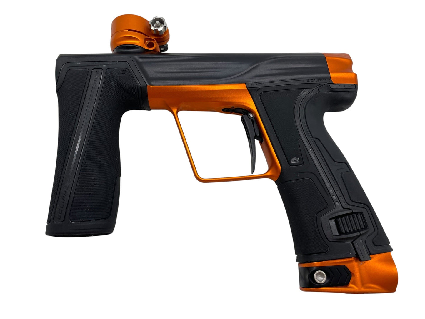 Used Planet Eclipse Geo R5 Black/Orange Paintball Gun Paintball Gun from CPXBrosPaintball Buy/Sell/Trade Paintball Markers, New Paintball Guns, Paintball Hoppers, Paintball Masks, and Hormesis Headbands