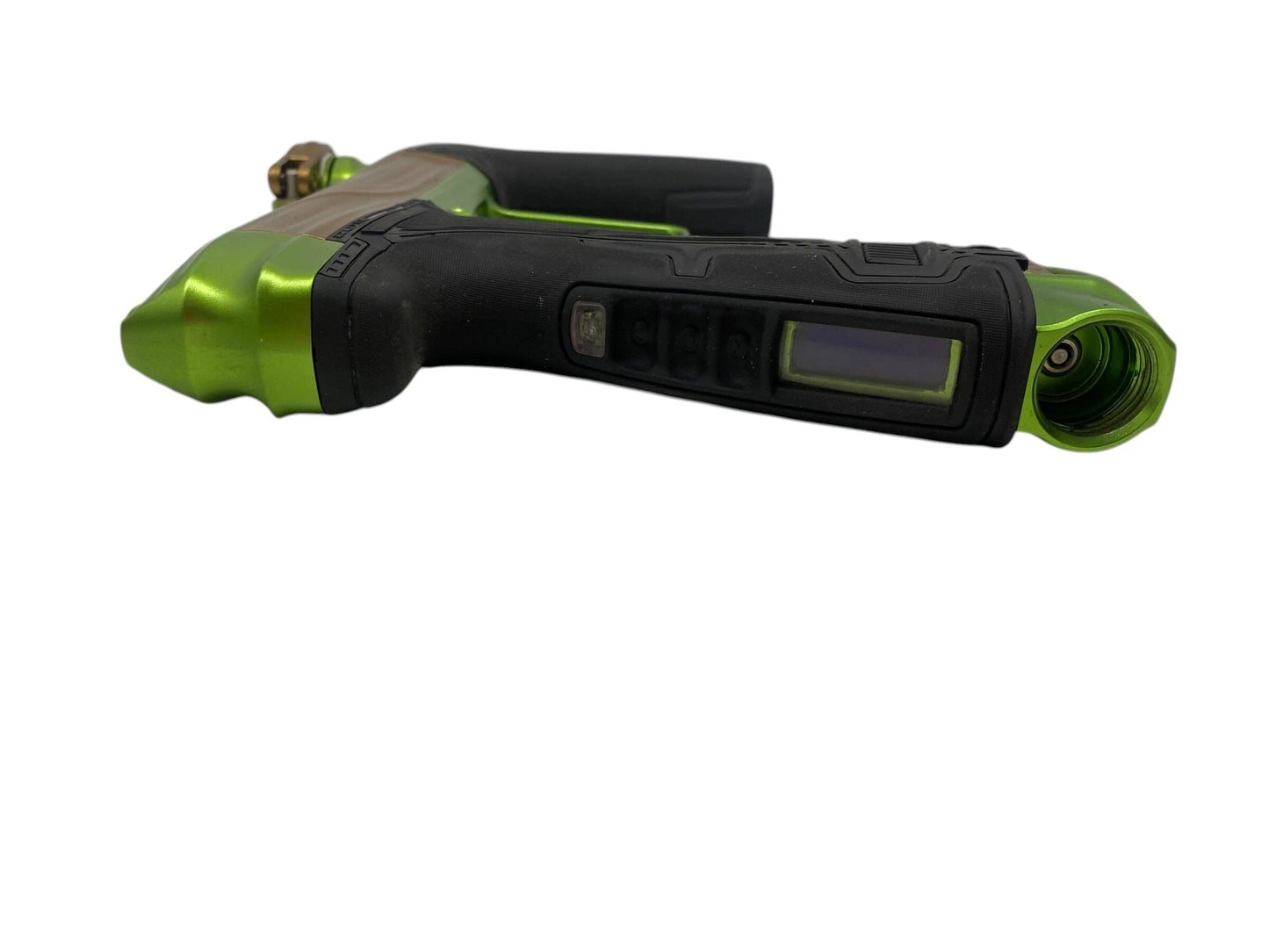 Used Planet Eclipse Geo R5 Bronze/Apple Green Paintball Gun Paintball Gun from CPXBrosPaintball Buy/Sell/Trade Paintball Markers, New Paintball Guns, Paintball Hoppers, Paintball Masks, and Hormesis Headbands