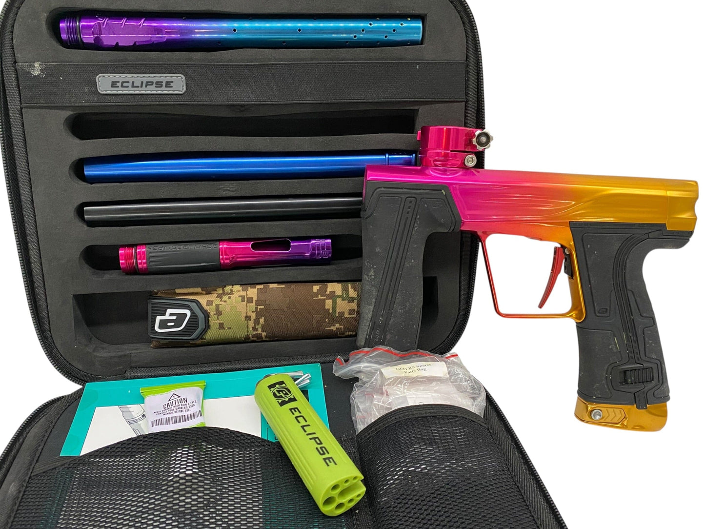 Used Planet Eclipse Geo R5 Gloss Fade Paintball Gun Paintball Gun from CPXBrosPaintball Buy/Sell/Trade Paintball Markers, New Paintball Guns, Paintball Hoppers, Paintball Masks, and Hormesis Headbands
