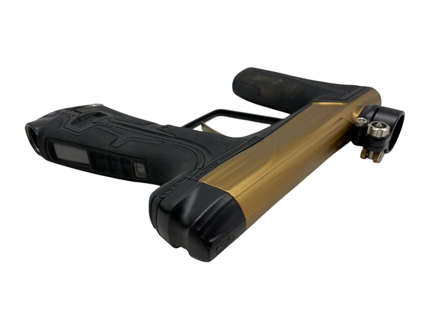 Used Planet Eclipse Geo R5 Gold/Black Paintball Gun Paintball Gun from CPXBrosPaintball Buy/Sell/Trade Paintball Markers, New Paintball Guns, Paintball Hoppers, Paintball Masks, and Hormesis Headbands
