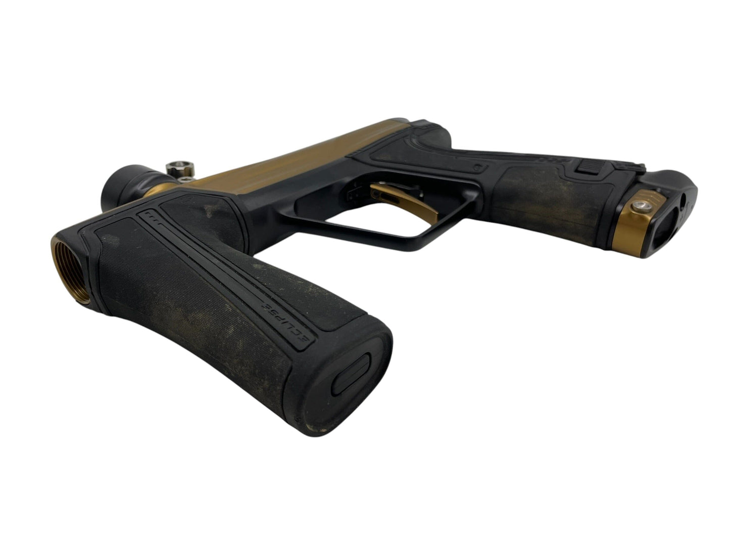 Used Planet Eclipse Geo R5 Gold/Black Paintball Gun Paintball Gun from CPXBrosPaintball Buy/Sell/Trade Paintball Markers, New Paintball Guns, Paintball Hoppers, Paintball Masks, and Hormesis Headbands