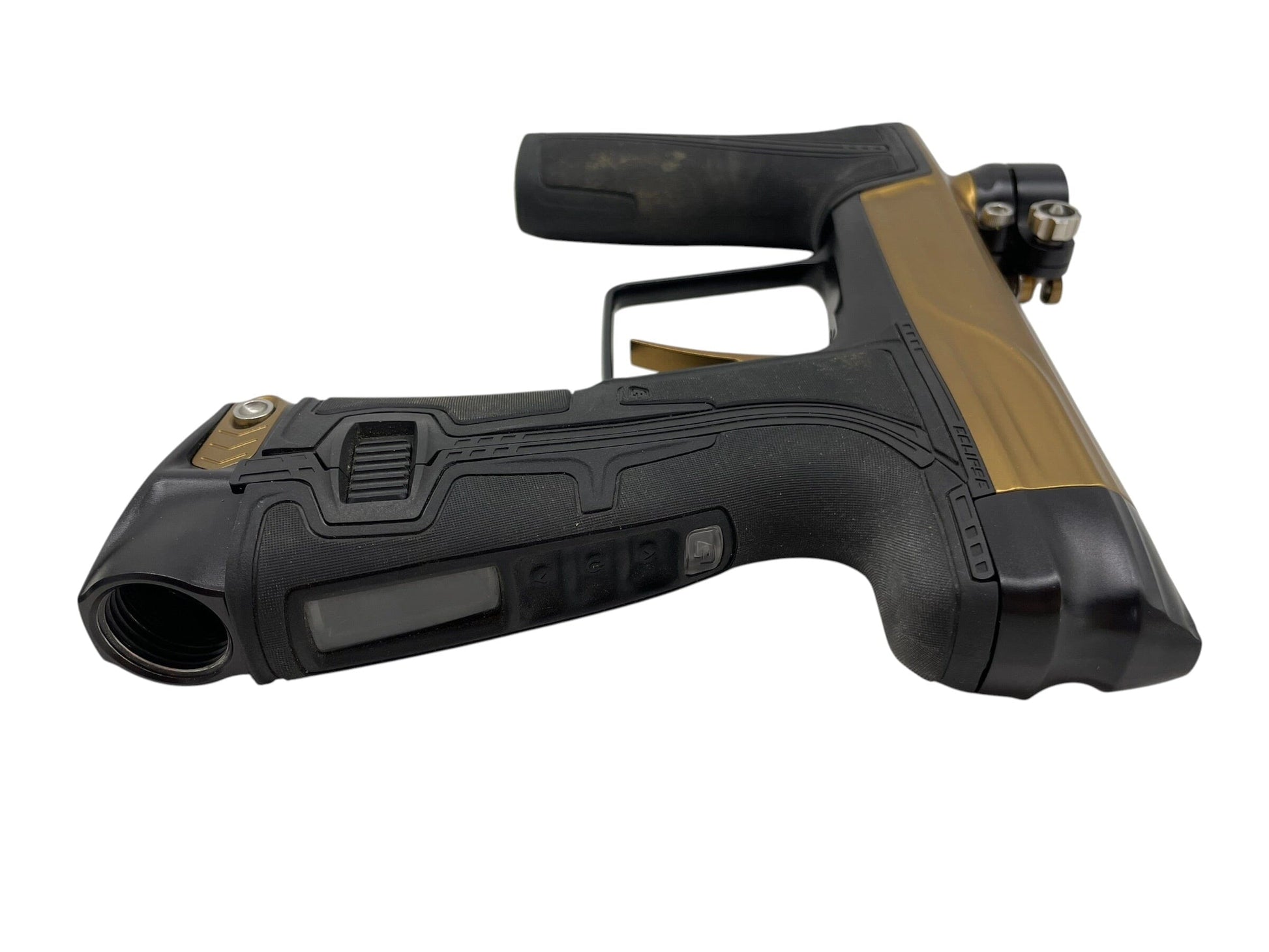 Used Planet Eclipse Geo R5 Gold/Black Paintball Gun Paintball Gun from CPXBrosPaintball Buy/Sell/Trade Paintball Markers, New Paintball Guns, Paintball Hoppers, Paintball Masks, and Hormesis Headbands