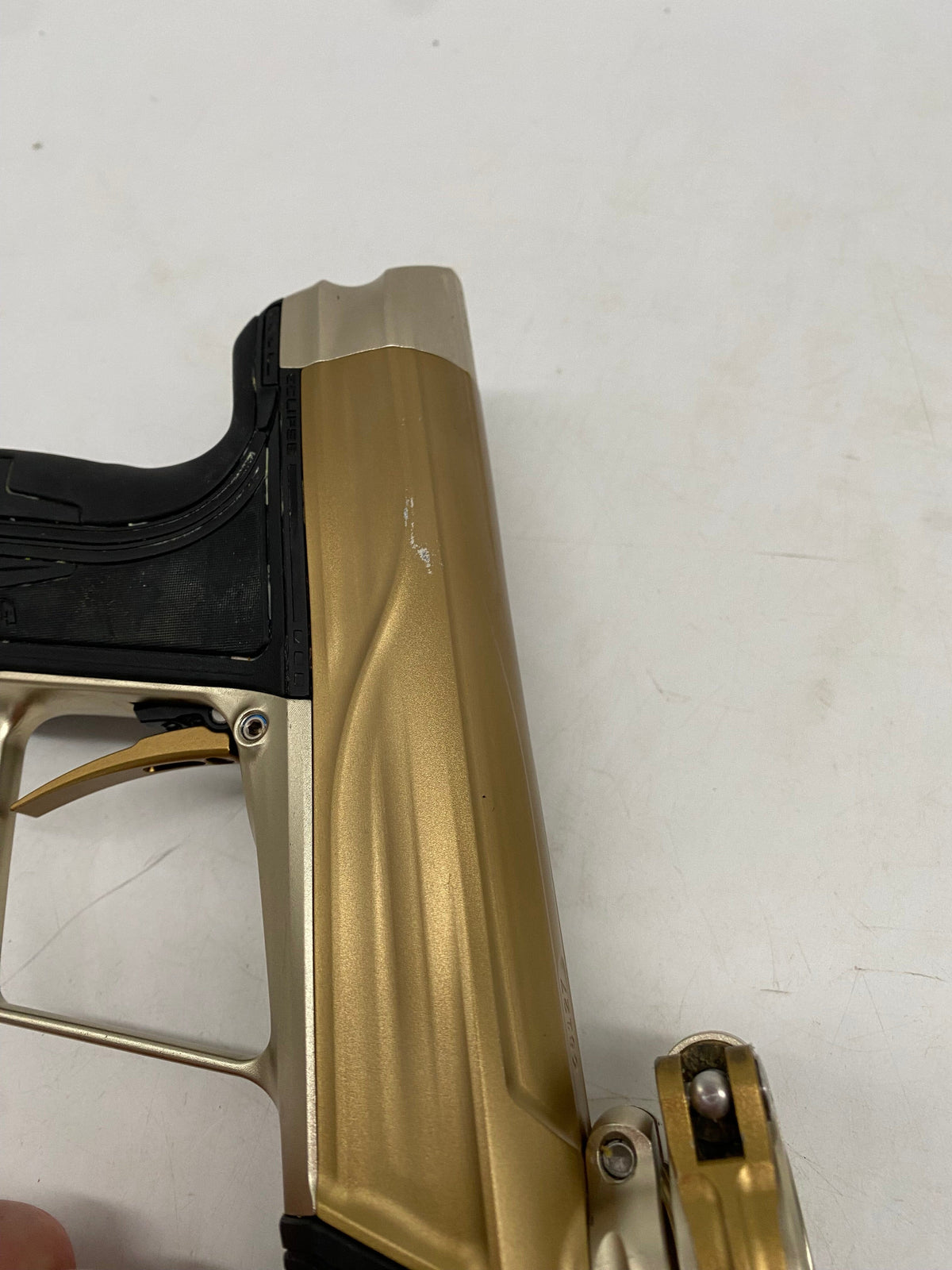 Used Planet Eclipse Geo R5 Gold/Bronze Paintball Gun Paintball Gun from CPXBrosPaintball Buy/Sell/Trade Paintball Markers, New Paintball Guns, Paintball Hoppers, Paintball Masks, and Hormesis Headbands