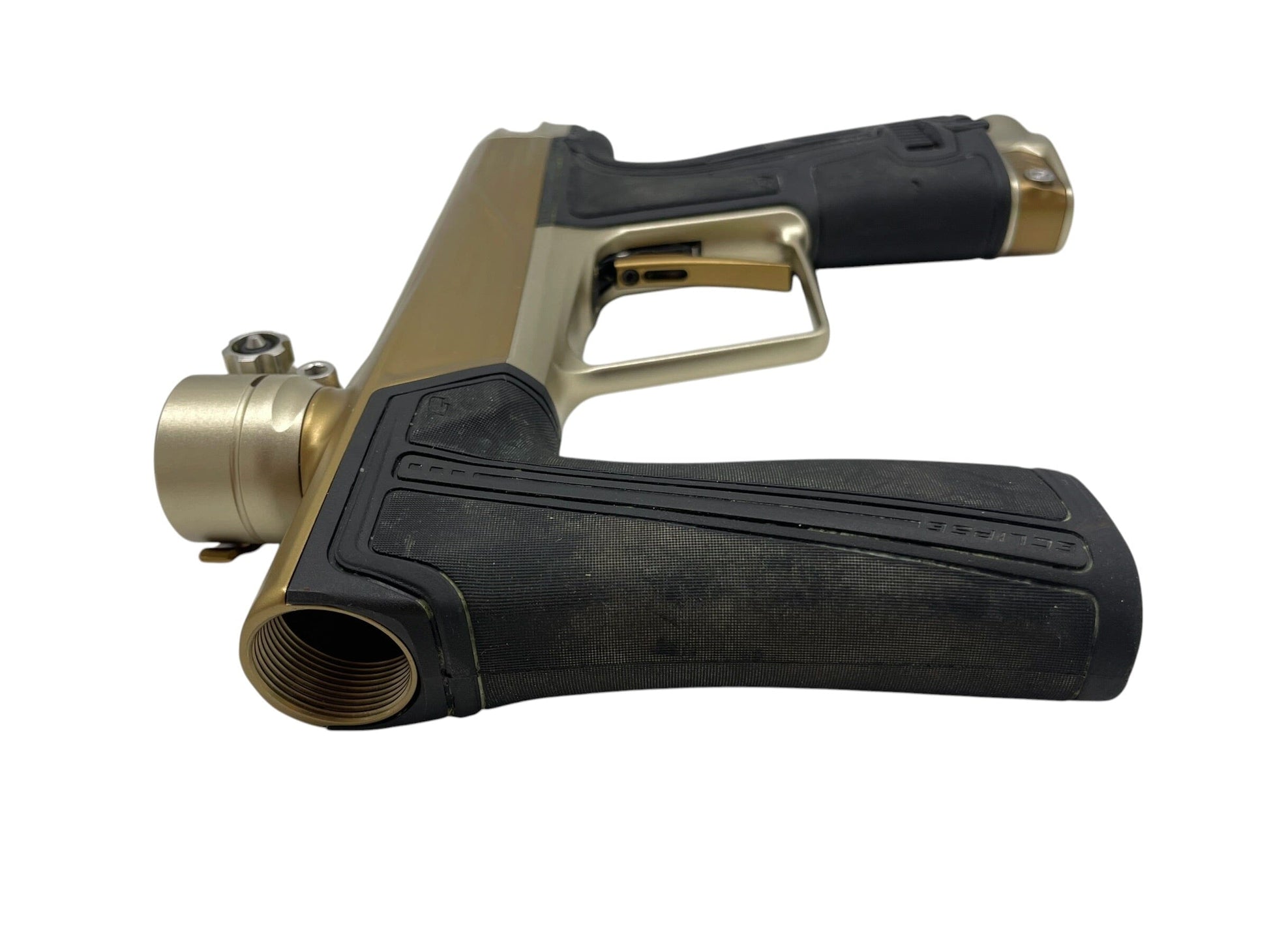Used Planet Eclipse Geo R5 Gold/Bronze Paintball Gun Paintball Gun from CPXBrosPaintball Buy/Sell/Trade Paintball Markers, New Paintball Guns, Paintball Hoppers, Paintball Masks, and Hormesis Headbands