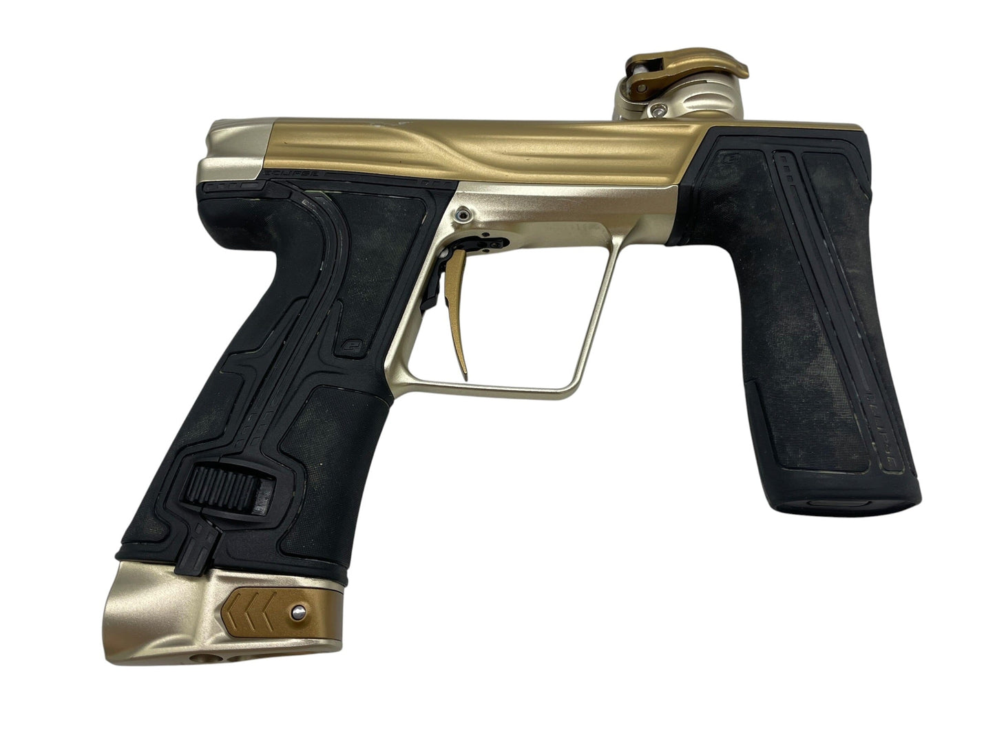 Used Planet Eclipse Geo R5 Gold/Bronze Paintball Gun Paintball Gun from CPXBrosPaintball Buy/Sell/Trade Paintball Markers, New Paintball Guns, Paintball Hoppers, Paintball Masks, and Hormesis Headbands