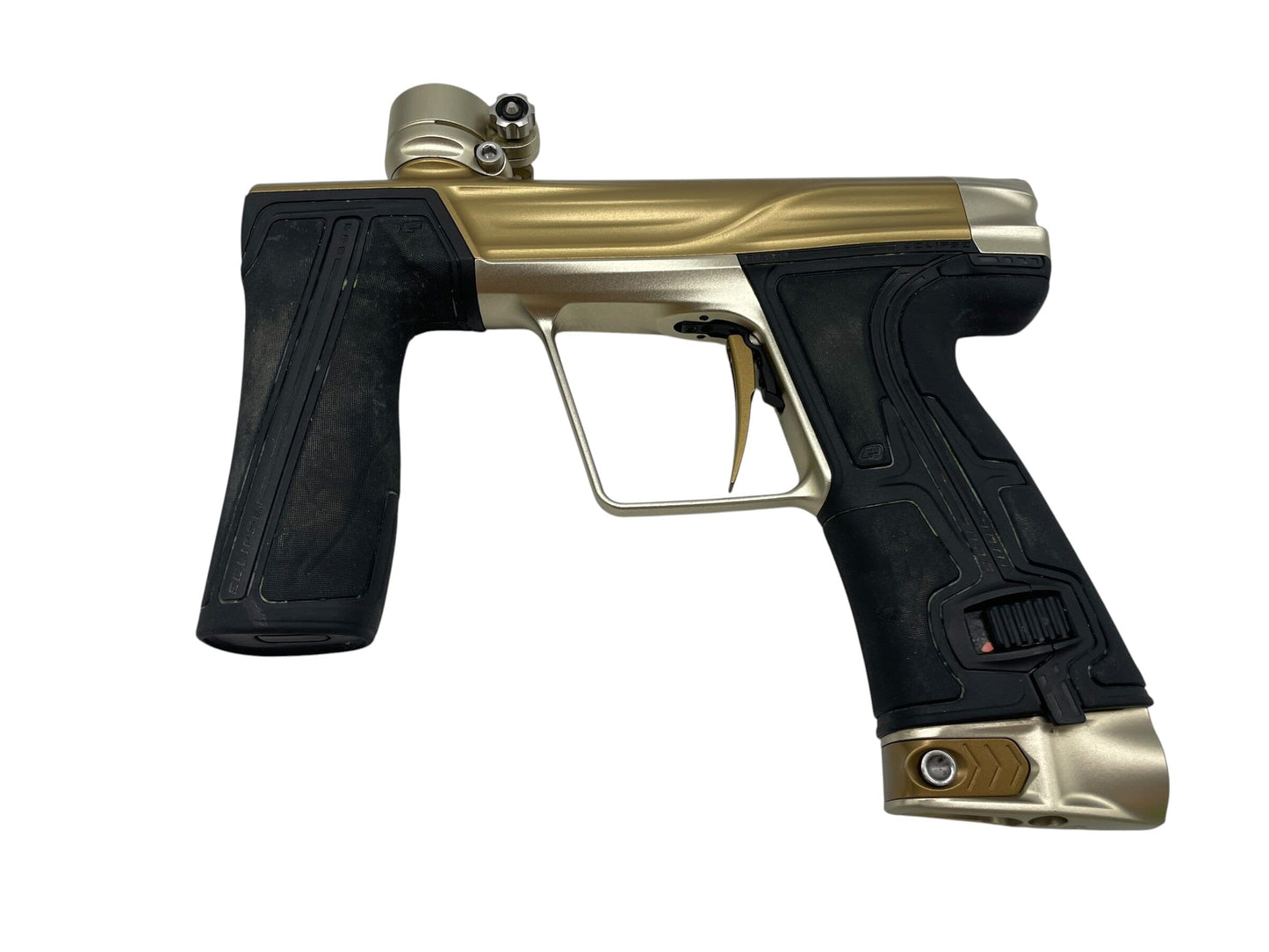 Used Planet Eclipse Geo R5 Gold/Bronze Paintball Gun Paintball Gun from CPXBrosPaintball Buy/Sell/Trade Paintball Markers, New Paintball Guns, Paintball Hoppers, Paintball Masks, and Hormesis Headbands