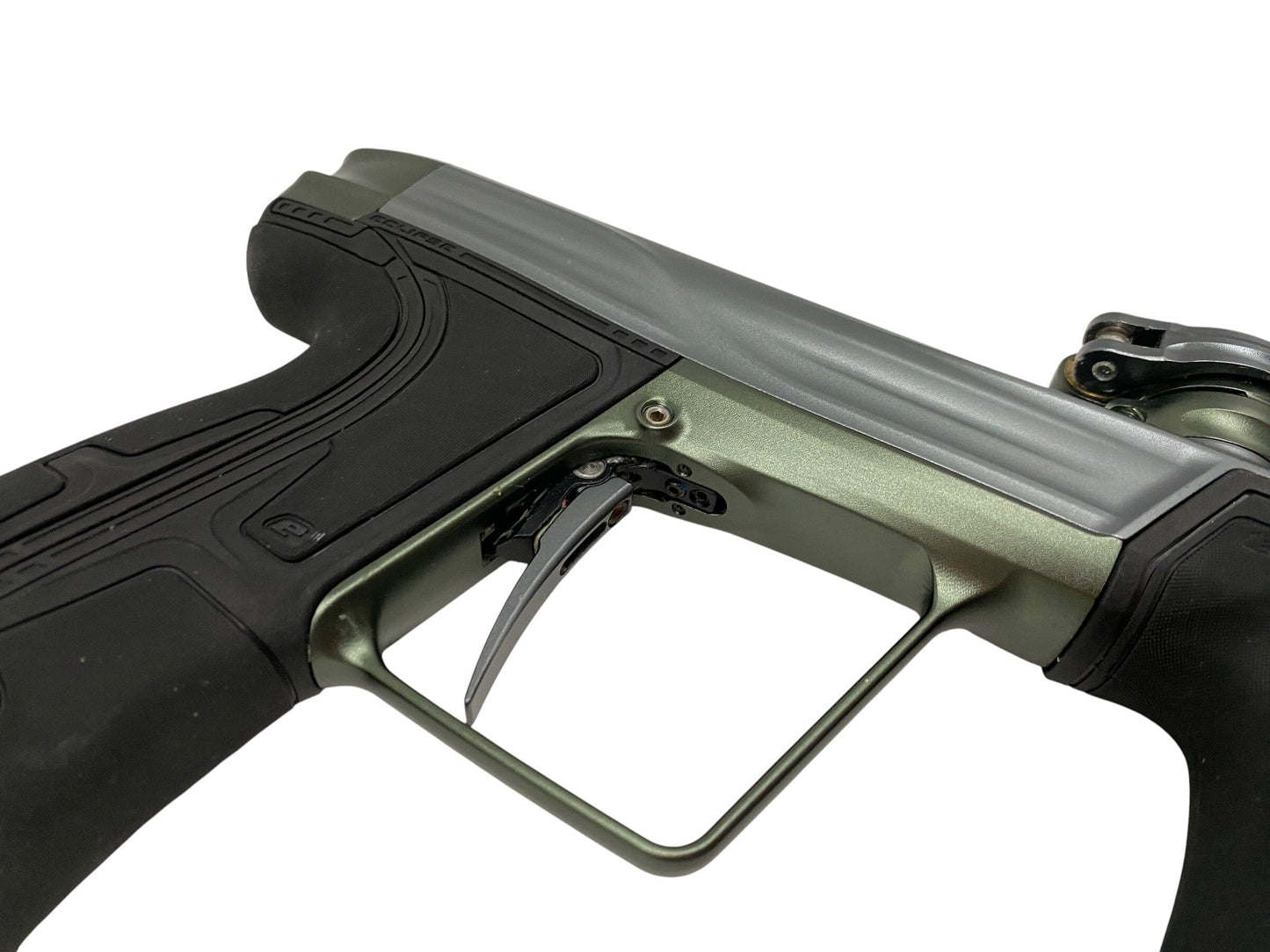 Used Planet Eclipse Geo R5 Grey/BRG Green Paintball Gun Paintball Gun from CPXBrosPaintball Buy/Sell/Trade Paintball Markers, New Paintball Guns, Paintball Hoppers, Paintball Masks, and Hormesis Headbands