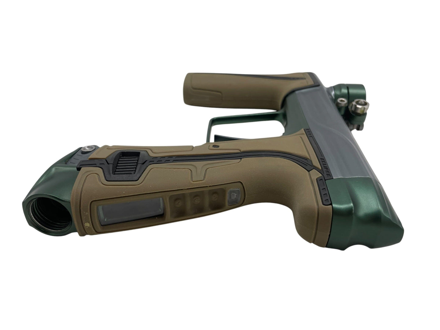 Used Planet Eclipse Geo R5 Grey/British Racing Green Paintball Gun Paintball Gun from CPXBrosPaintball Buy/Sell/Trade Paintball Markers, New Paintball Guns, Paintball Hoppers, Paintball Masks, and Hormesis Headbands