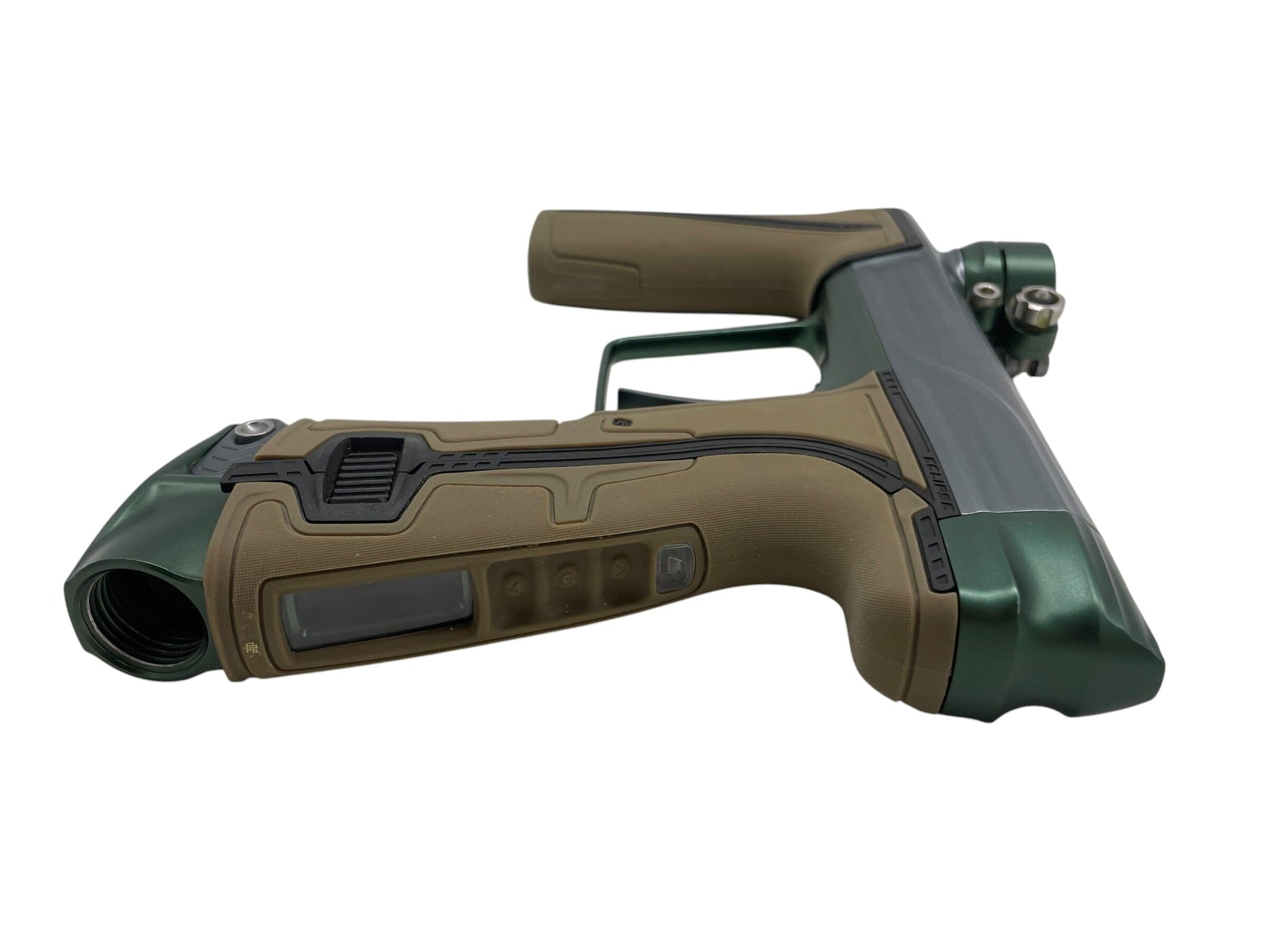 Used Planet Eclipse Geo R5 Grey/British Racing Green Paintball Gun Paintball Gun from CPXBrosPaintball Buy/Sell/Trade Paintball Markers, New Paintball Guns, Paintball Hoppers, Paintball Masks, and Hormesis Headbands