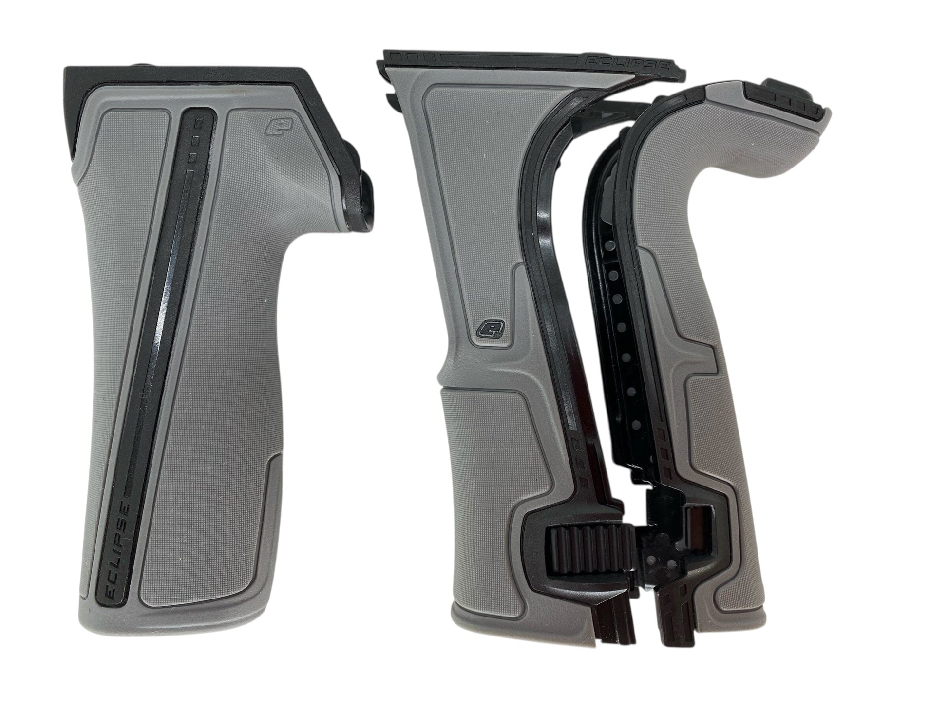 Used Planet Eclipse GEO R5 Grip Kit - TWSTR Grey Twister Paintball Gun from CPXBrosPaintball Buy/Sell/Trade Paintball Markers, New Paintball Guns, Paintball Hoppers, Paintball Masks, and Hormesis Headbands