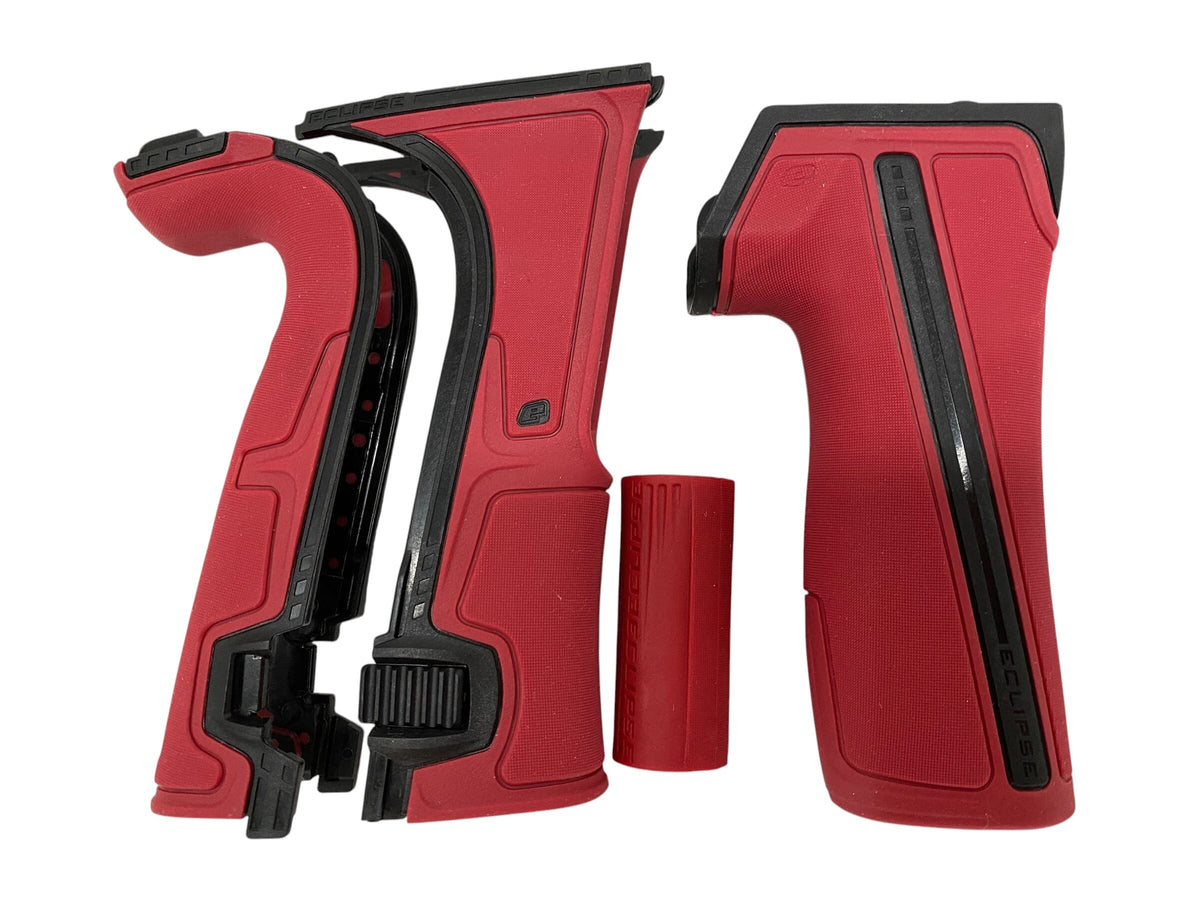 Used Planet Eclipse Geo R5 Grips : RED Paintball Gun from CPXBrosPaintball Buy/Sell/Trade Paintball Markers, New Paintball Guns, Paintball Hoppers, Paintball Masks, and Hormesis Headbands