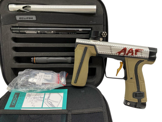 Used Planet Eclipse Geo R5 Paintball Gun AAF Bomber Paintball Gun from CPXBrosPaintball Buy/Sell/Trade Paintball Markers, New Paintball Guns, Paintball Hoppers, Paintball Masks, and Hormesis Headbands