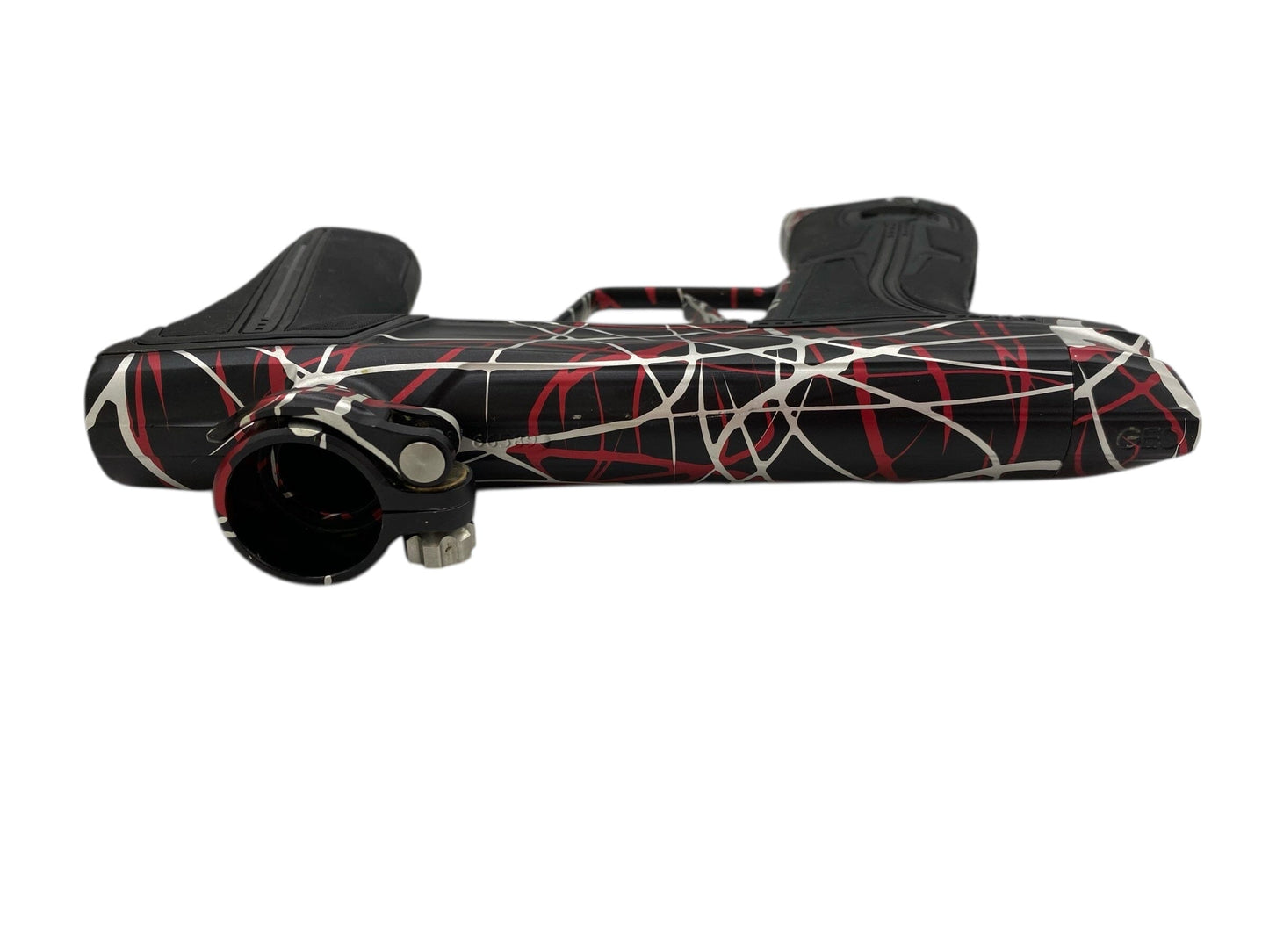 Used Planet Eclipse Geo R5 Paintball Gun Black/Red/White Splash Paintball Gun from CPXBrosPaintball Buy/Sell/Trade Paintball Markers, New Paintball Guns, Paintball Hoppers, Paintball Masks, and Hormesis Headbands