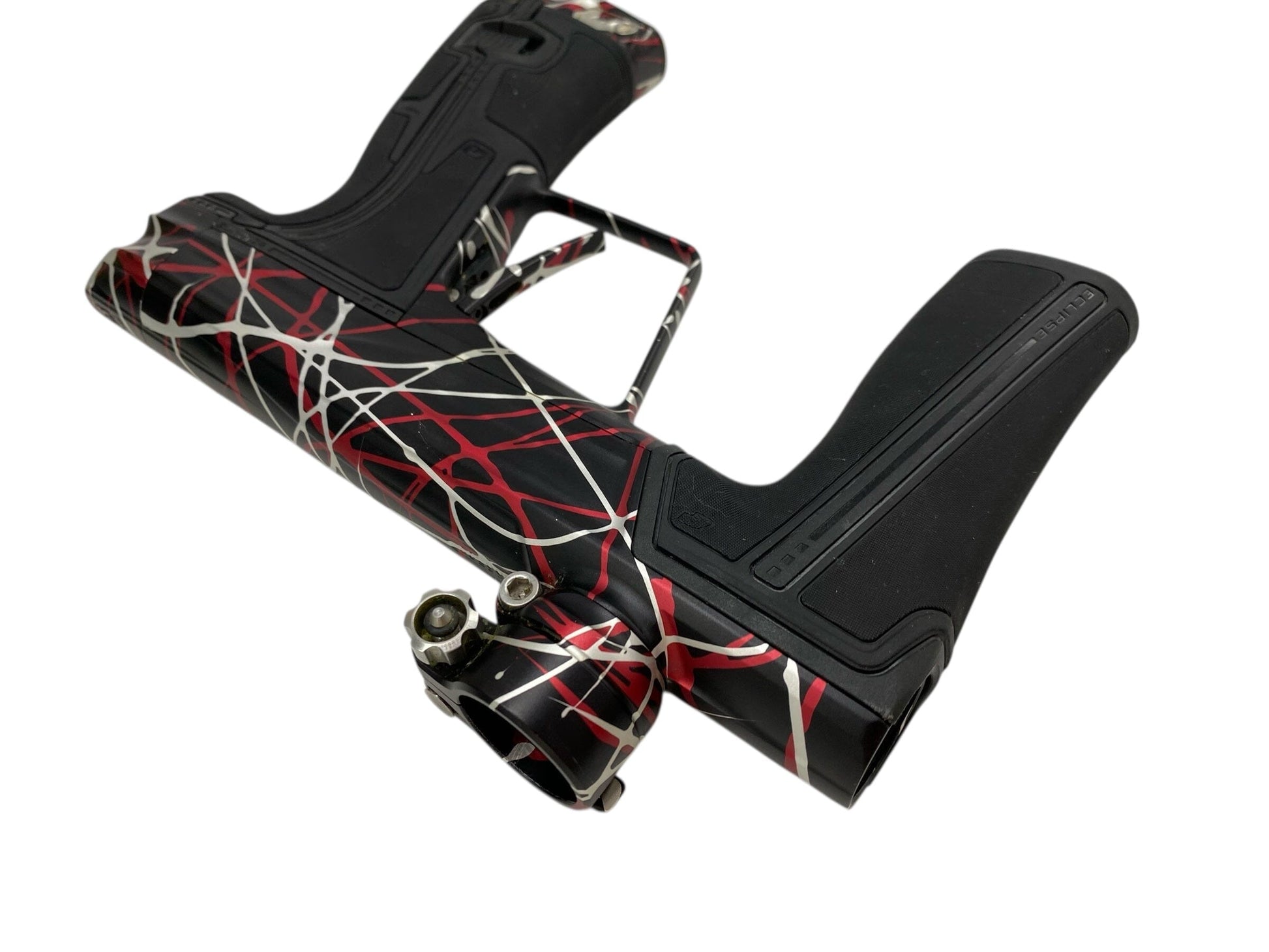 Used Planet Eclipse Geo R5 Paintball Gun Black/Red/White Splash Paintball Gun from CPXBrosPaintball Buy/Sell/Trade Paintball Markers, New Paintball Guns, Paintball Hoppers, Paintball Masks, and Hormesis Headbands