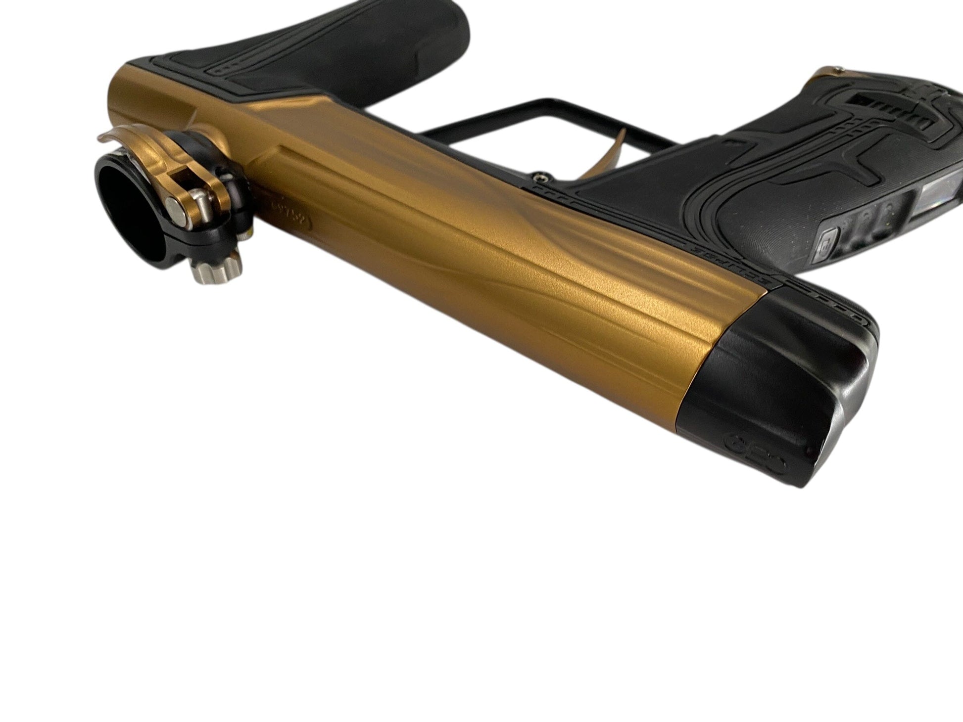 Used Planet Eclipse Geo R5 Paintball Gun Bronze/Black Paintball Gun from CPXBrosPaintball Buy/Sell/Trade Paintball Markers, New Paintball Guns, Paintball Hoppers, Paintball Masks, and Hormesis Headbands