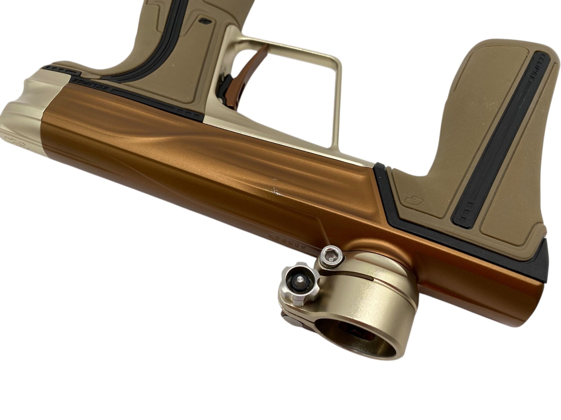 Used Planet Eclipse Geo R5 Paintball Gun Bronze/Black Paintball Gun from CPXBrosPaintball Buy/Sell/Trade Paintball Markers, New Paintball Guns, Paintball Hoppers, Paintball Masks, and Hormesis Headbands