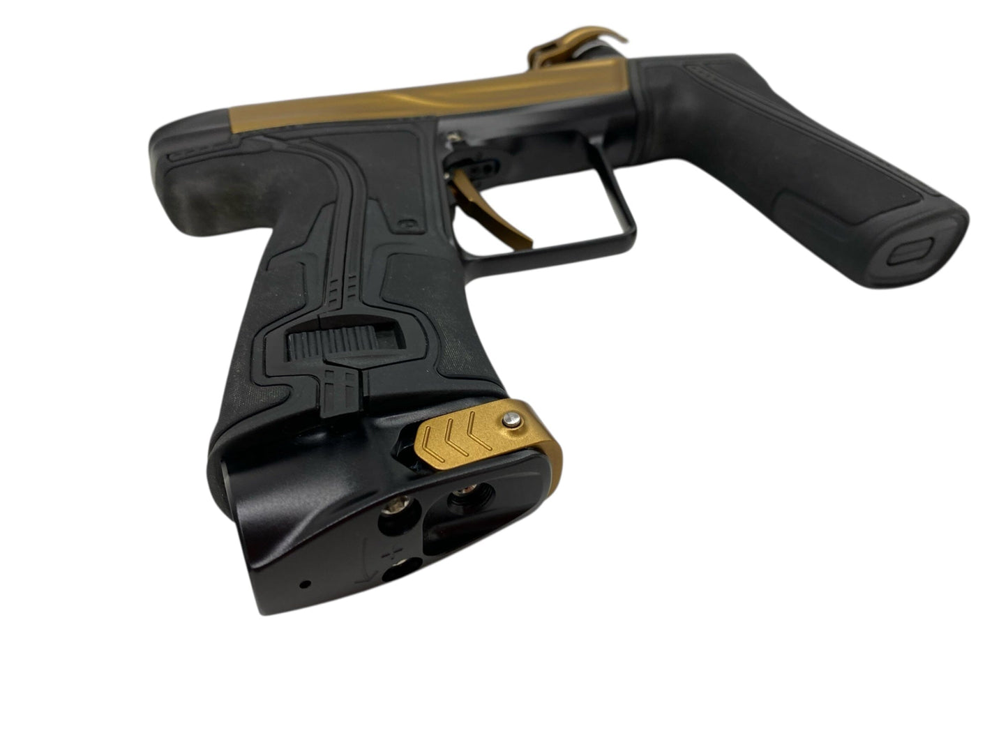 Used Planet Eclipse Geo R5 Paintball Gun Bronze/Black Paintball Gun from CPXBrosPaintball Buy/Sell/Trade Paintball Markers, New Paintball Guns, Paintball Hoppers, Paintball Masks, and Hormesis Headbands