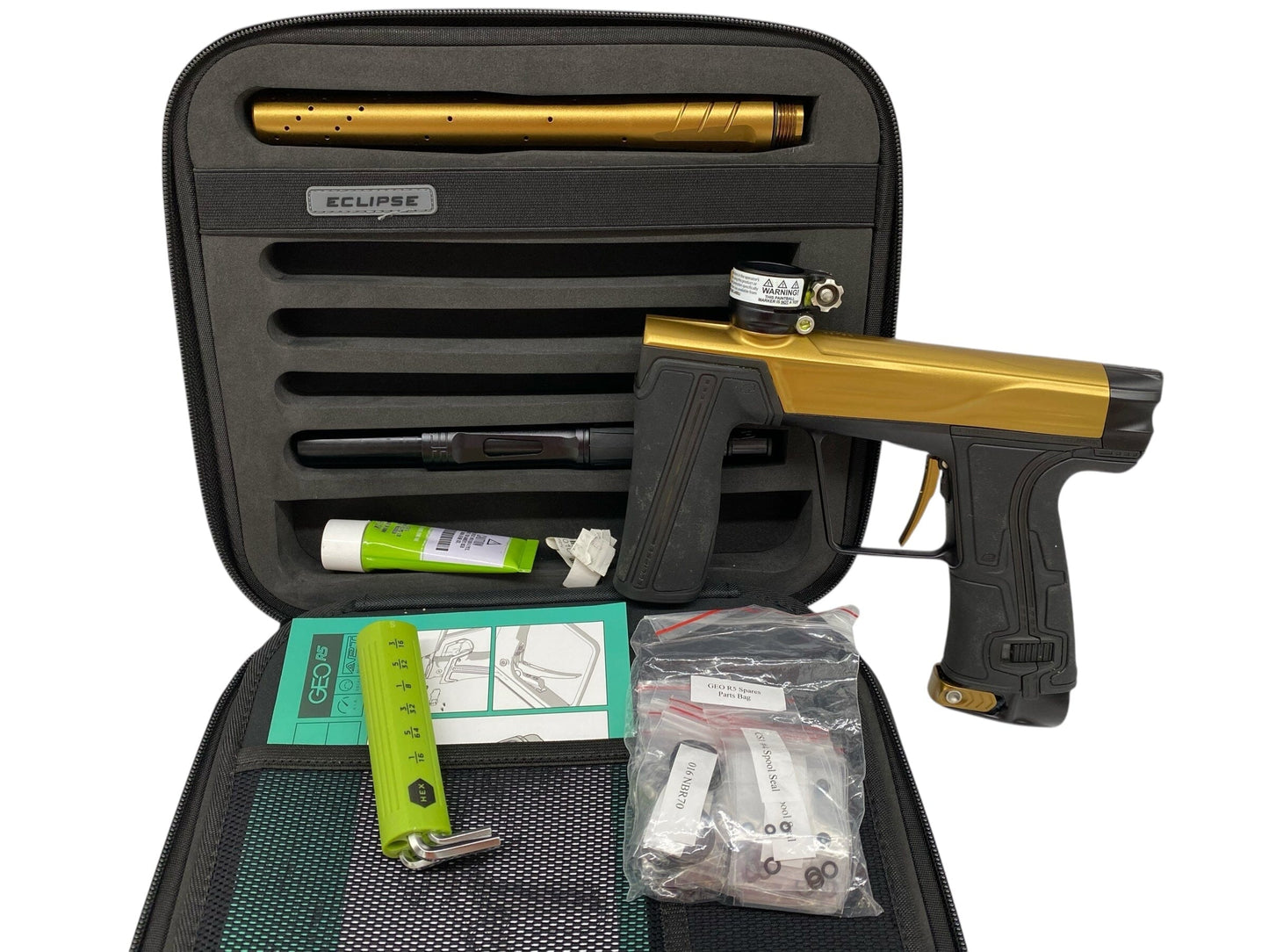 Used Planet Eclipse Geo R5 Paintball Gun Bronze/Black Paintball Gun from CPXBrosPaintball Buy/Sell/Trade Paintball Markers, New Paintball Guns, Paintball Hoppers, Paintball Masks, and Hormesis Headbands