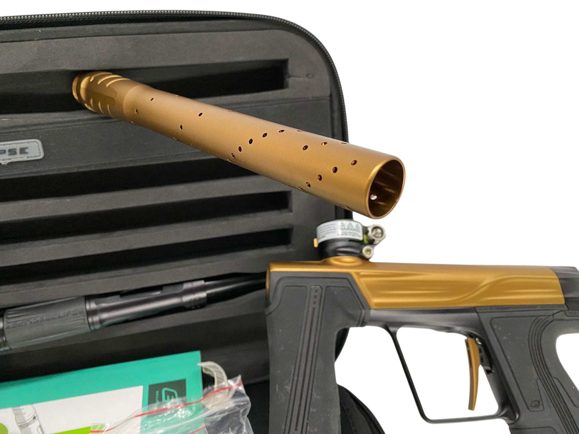 Used Planet Eclipse Geo R5 Paintball Gun Bronze/Black Paintball Gun from CPXBrosPaintball Buy/Sell/Trade Paintball Markers, New Paintball Guns, Paintball Hoppers, Paintball Masks, and Hormesis Headbands