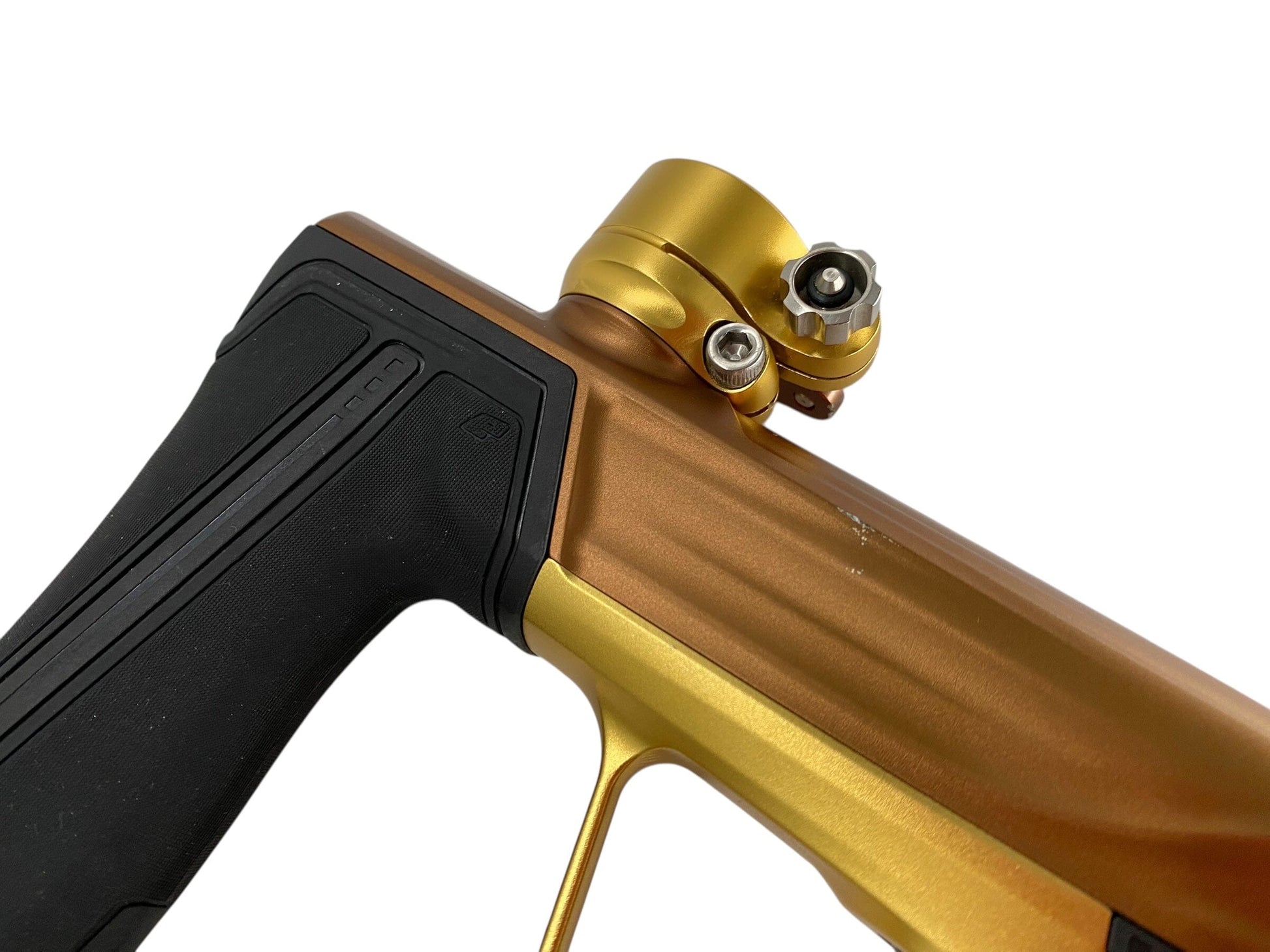 Used Planet Eclipse Geo R5 Paintball Gun Bronze/Gold Paintball Gun from CPXBrosPaintball Buy/Sell/Trade Paintball Markers, New Paintball Guns, Paintball Hoppers, Paintball Masks, and Hormesis Headbands