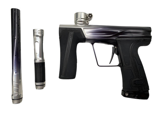 Used Planet Eclipse Geo R5 Paintball Gun Clear/Black Fade Paintball Gun from CPXBrosPaintball Buy/Sell/Trade Paintball Markers, New Paintball Guns, Paintball Hoppers, Paintball Masks, and Hormesis Headbands