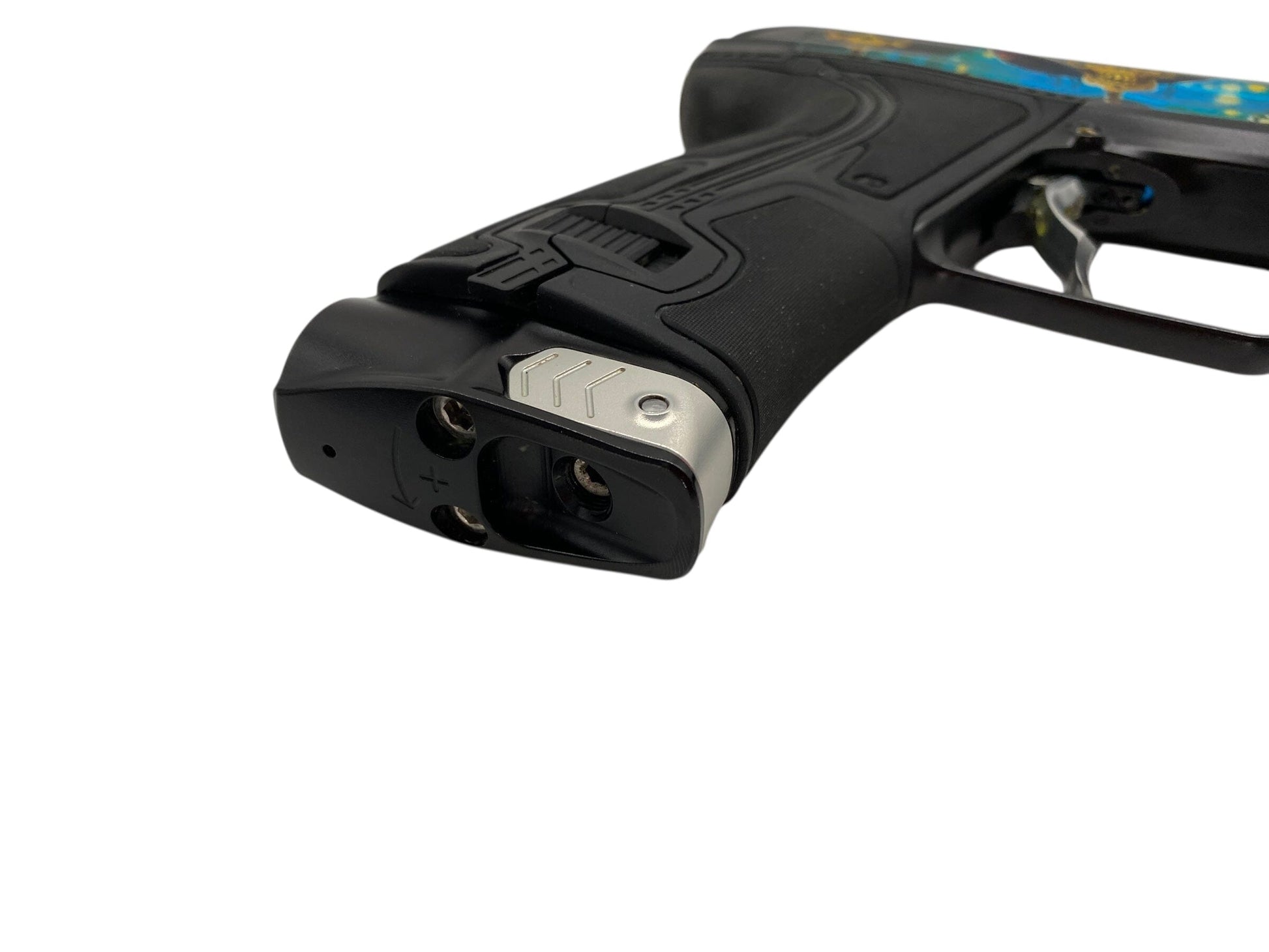 Used Planet Eclipse Geo R5 Paintball Gun Day of the Dead Paintball Gun from CPXBrosPaintball Buy/Sell/Trade Paintball Markers, New Paintball Guns, Paintball Hoppers, Paintball Masks, and Hormesis Headbands