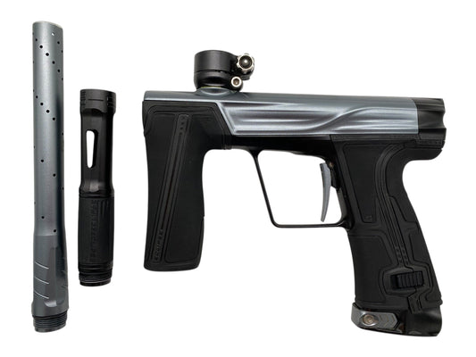 Used Planet Eclipse Geo R5 Paintball Gun Grey/Black Paintball Gun from CPXBrosPaintball Buy/Sell/Trade Paintball Markers, New Paintball Guns, Paintball Hoppers, Paintball Masks, and Hormesis Headbands