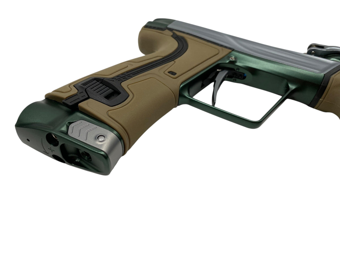 Used Planet Eclipse Geo R5 Paintball Gun Grey/Green Paintball Gun from CPXBrosPaintball Buy/Sell/Trade Paintball Markers, New Paintball Guns, Paintball Hoppers, Paintball Masks, and Hormesis Headbands